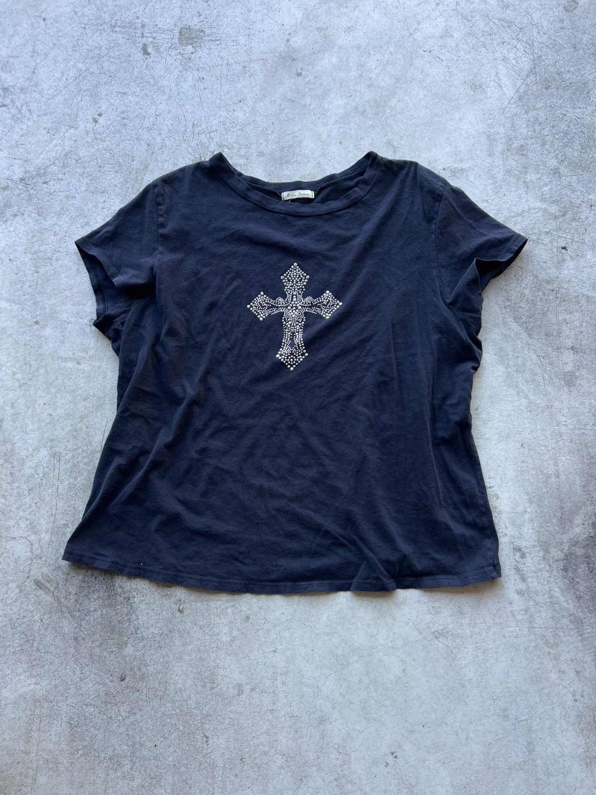 Other Rhinestone cross tee Size S / US 4 / IT 40 - 1 Thumbnail