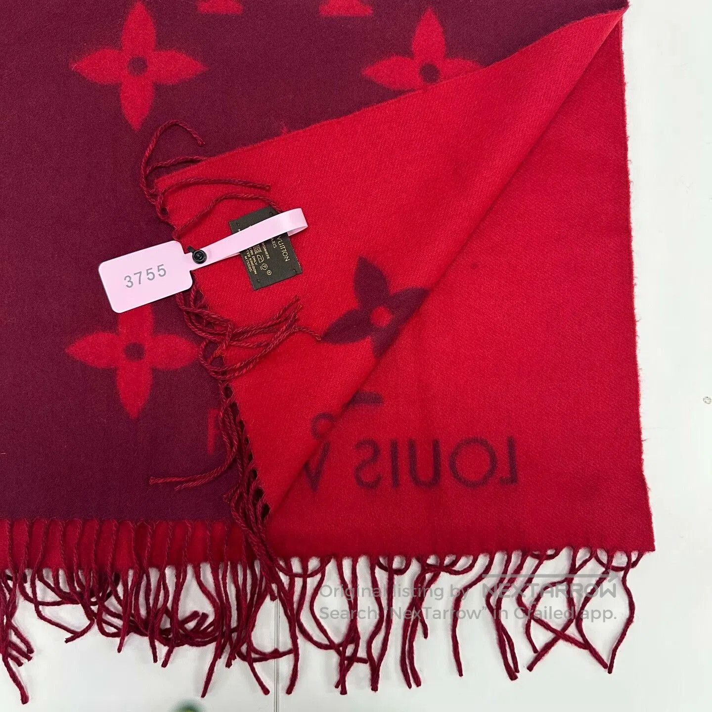 Louis Vuitton LV Double-Sided Cashmere Scarf. Size ONE SIZE - 5 Thumbnail