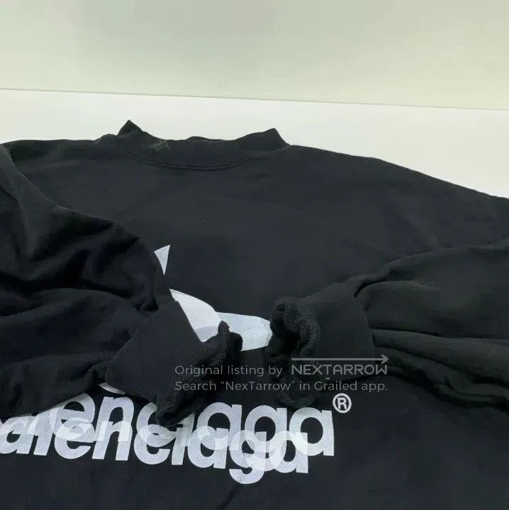 Balenciaga Balenciaga Black Logo Casual Long Sleeve Sweatshirt. Size US M / EU 48-50 / 2 - 7 Thumbnail