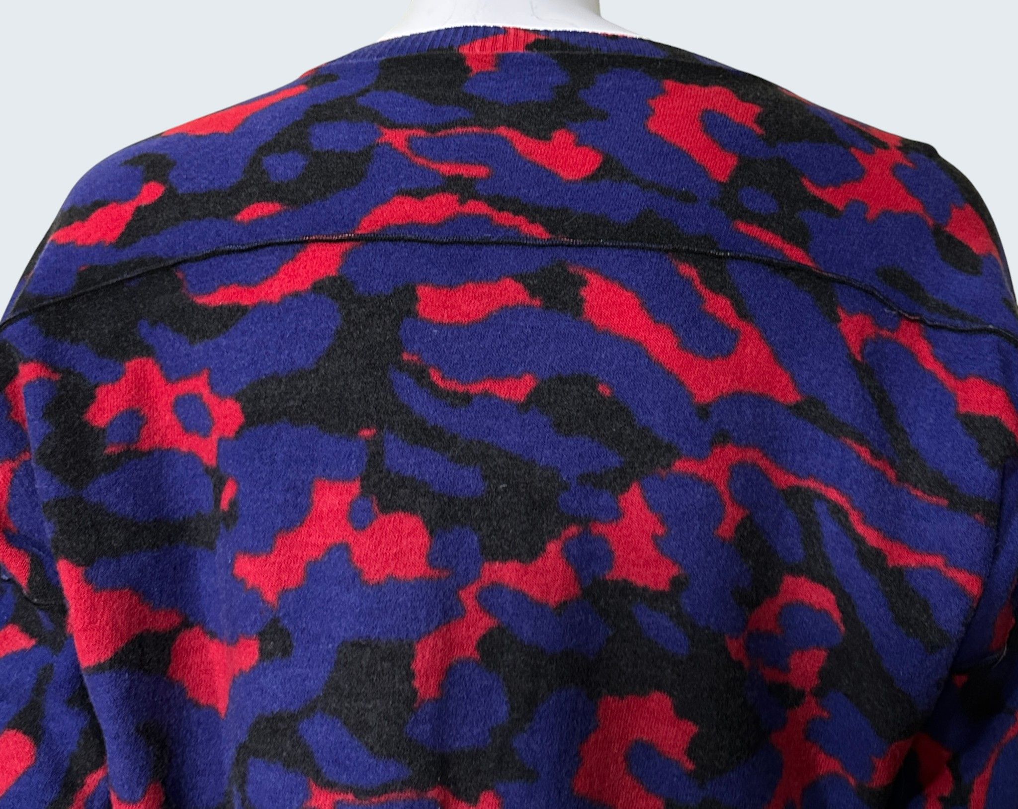 Sonia Rykiel Wool Cropped Sweater Size L / US 10 / IT 46 - 3 Thumbnail