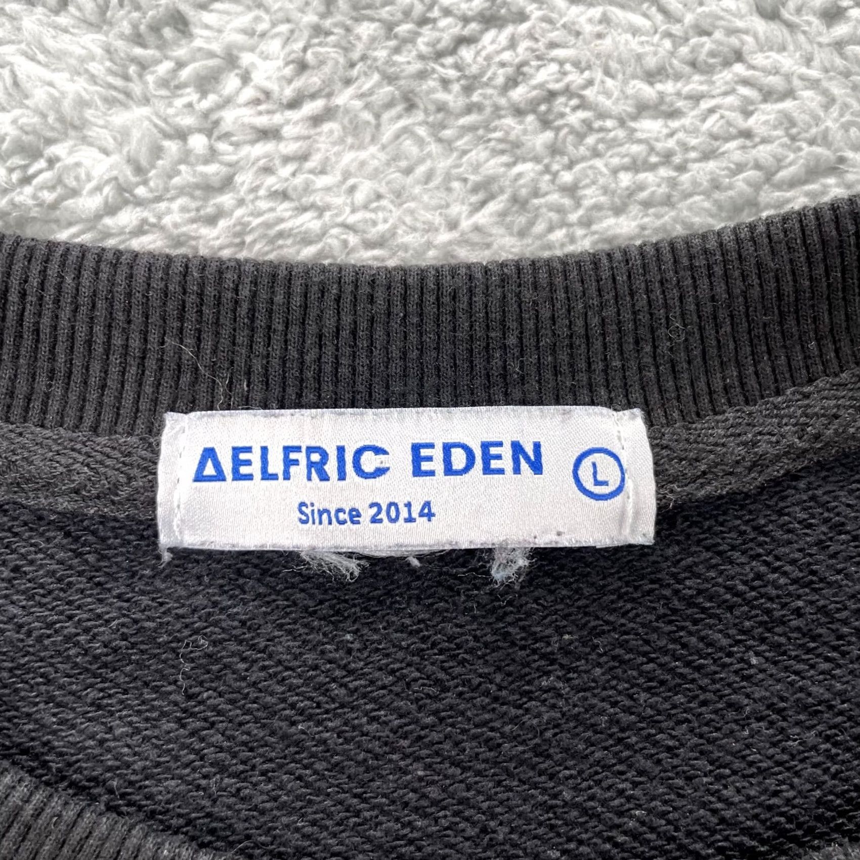 Vintage Aelfric Eden Sweatshirt Mens Large Black Embroidered Heart Barbed Wire Flame Logo Pullover Knit Casual Shirt/Top Size US L / EU 52-54 / 3 - 4 Thumbnail
