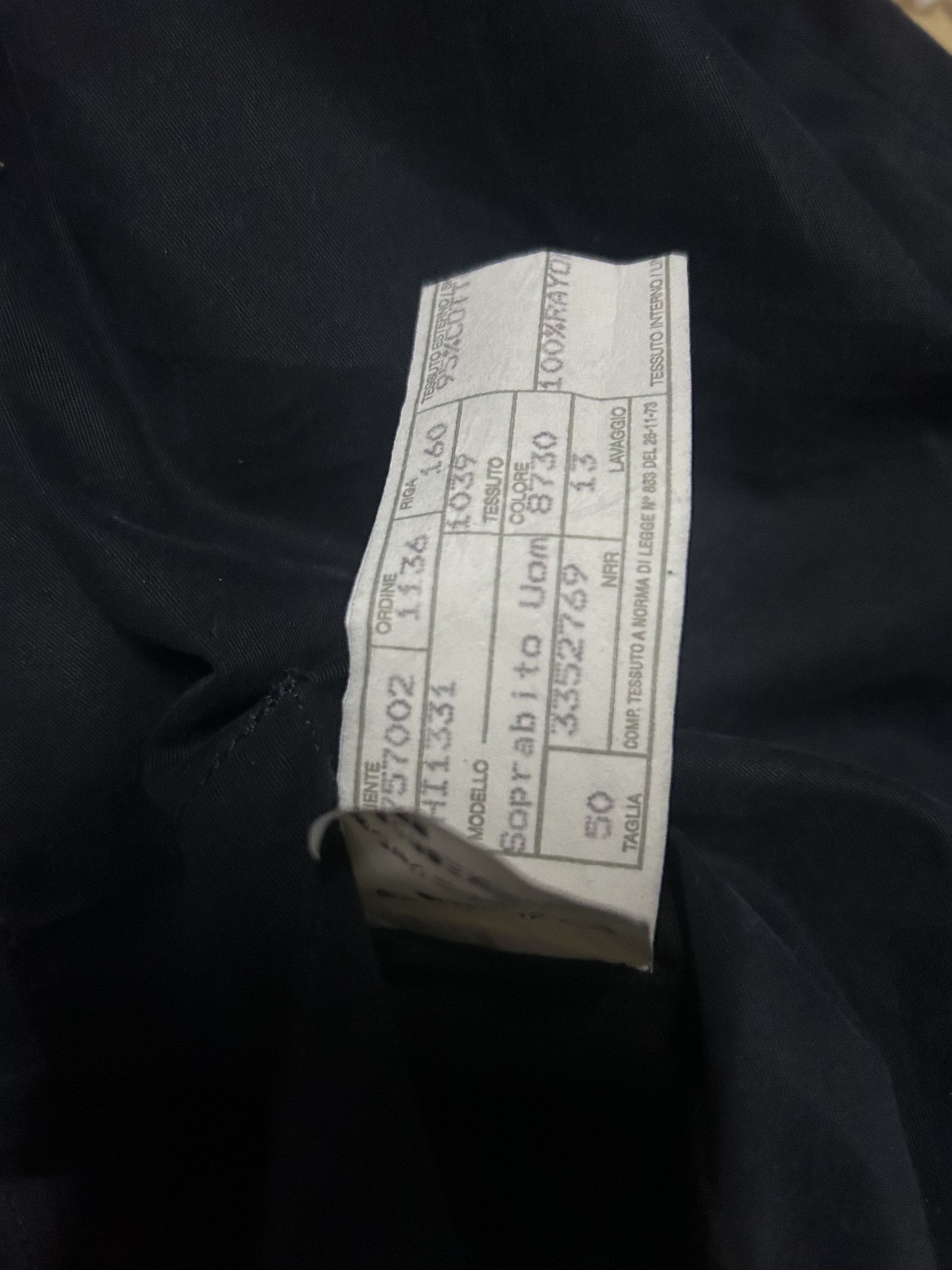 Giorgio Armani Giorgio Armani Long Trench Jacket Navy Blue Size US L / EU 52-54 / 3 - 9 Thumbnail