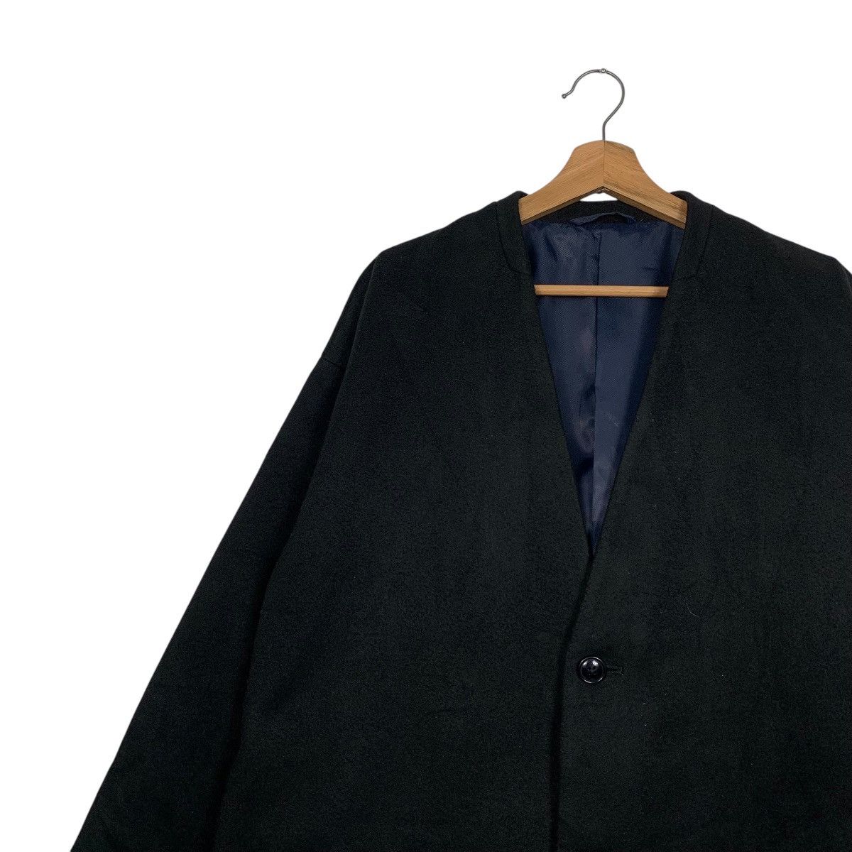 JUN MEN Jun Red Black Overcoat Size US L / EU 52-54 / 3 - 7 Thumbnail