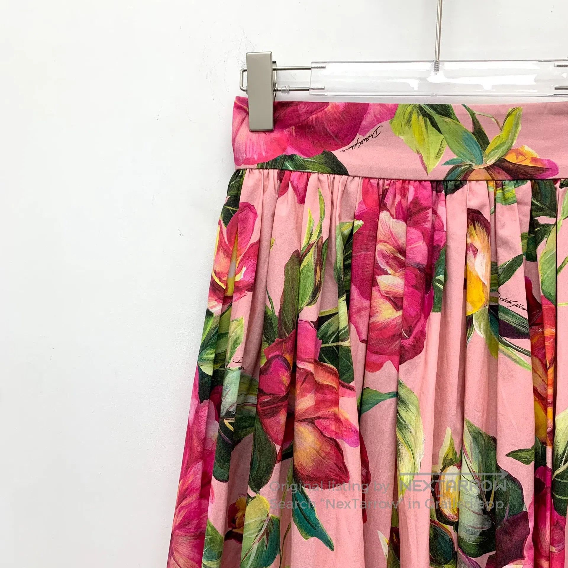 Dolce & Gabbana Dolce Gabbana Color block floral print cotton casual half Size 37" - 3 Thumbnail