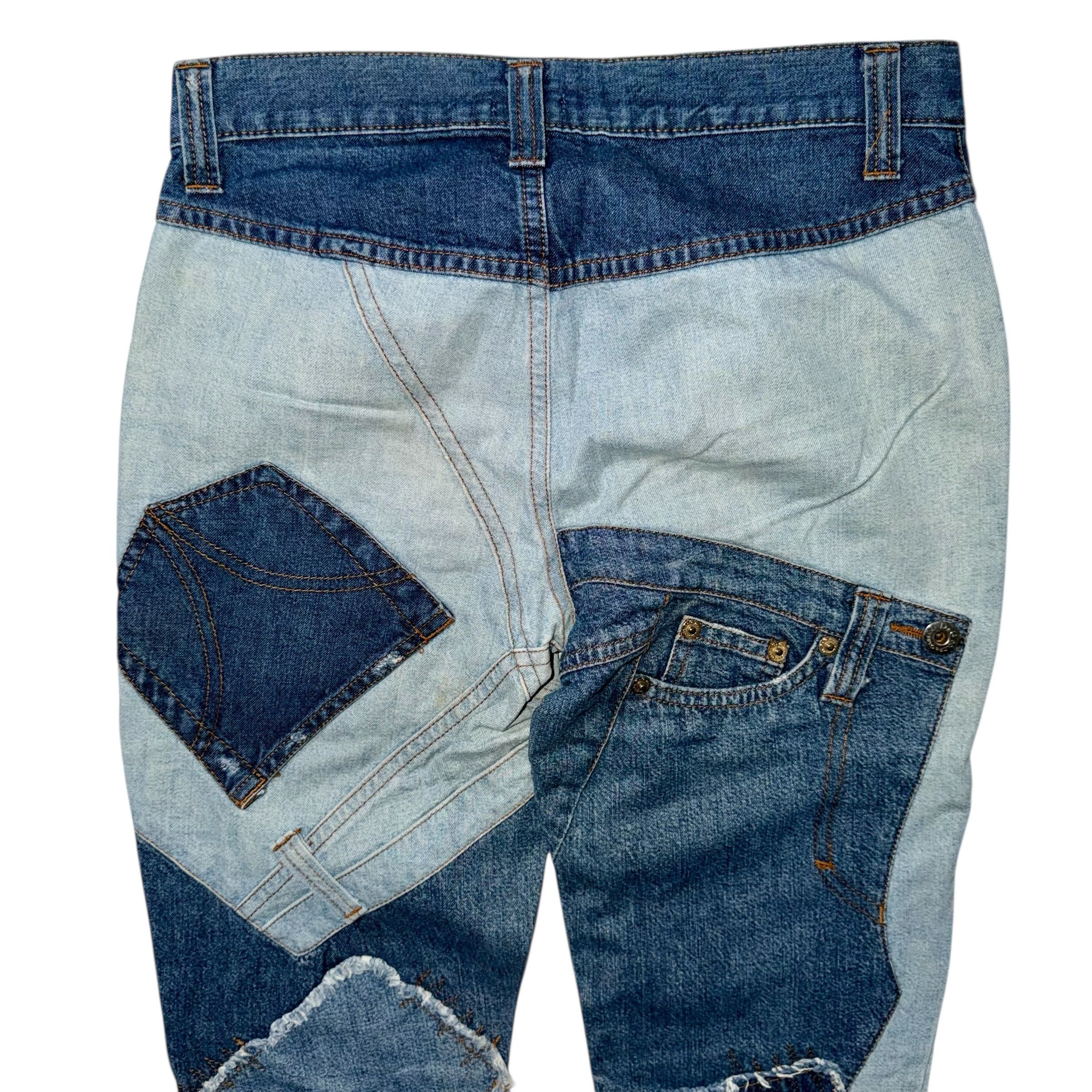 Dolce & Gabbana DOLCE & GABBANA VINTAGE PATCHWORK JEANS Size 26" / US 2 / IT 38 - 4 Thumbnail