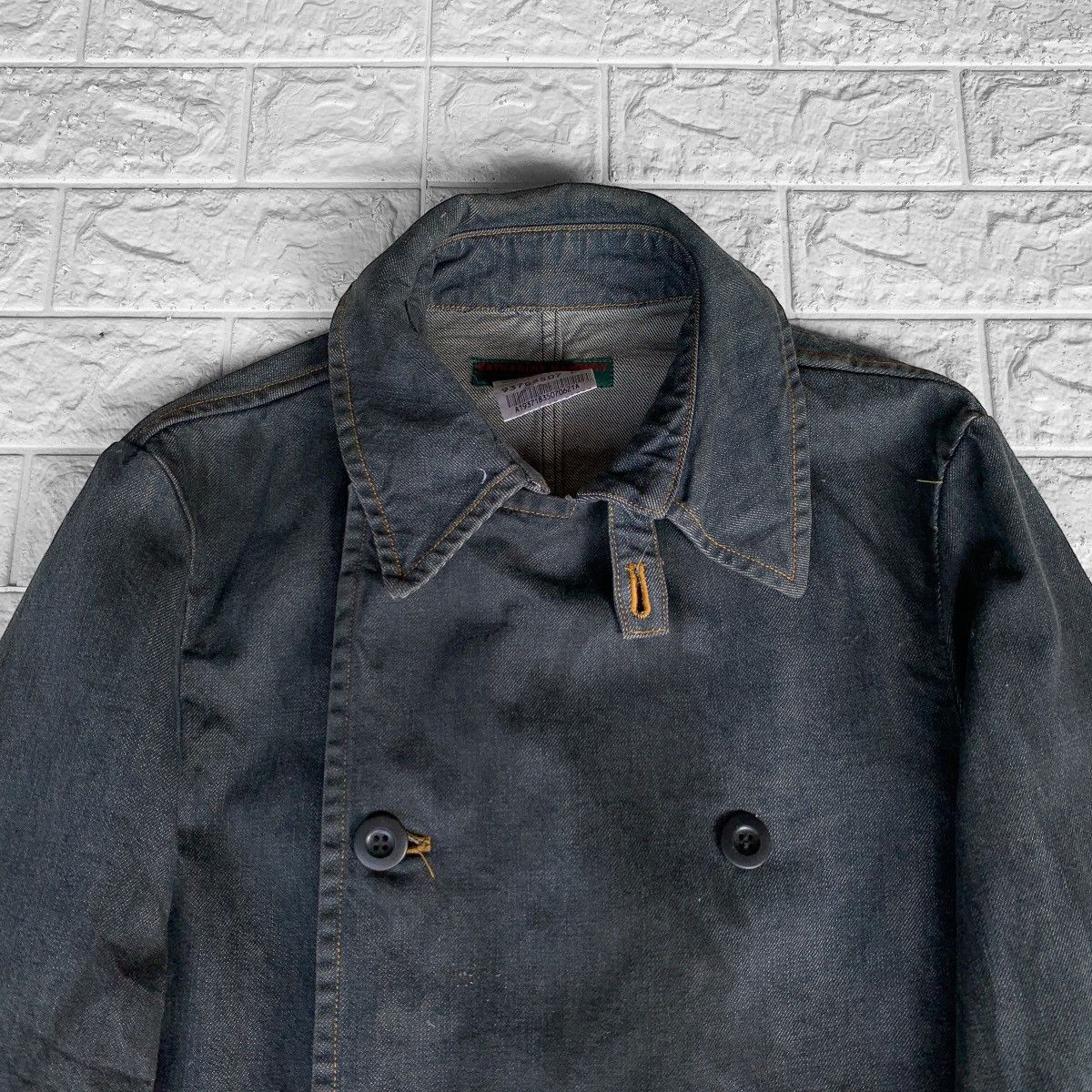 Vintage VINTAGE HAMNETT DENIM ACIDWASH JACKET DOUBLE BREASTED Size US S / EU 44-46 / 1 - 9 Thumbnail