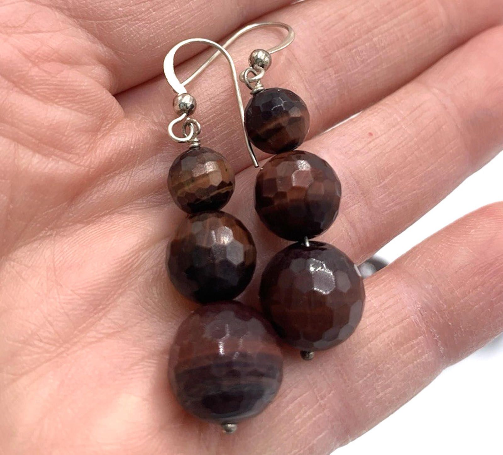 Other Jay King DTR Sterling Silver Tiger Eye Necklace Earrings Set Size ONE SIZE - 2 Thumbnail