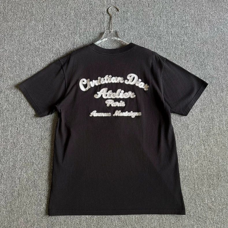 Dior Dior Slogon embroidered logo short-sleeved T-shirt Size US M / EU 48-50 / 2 - 3 Thumbnail