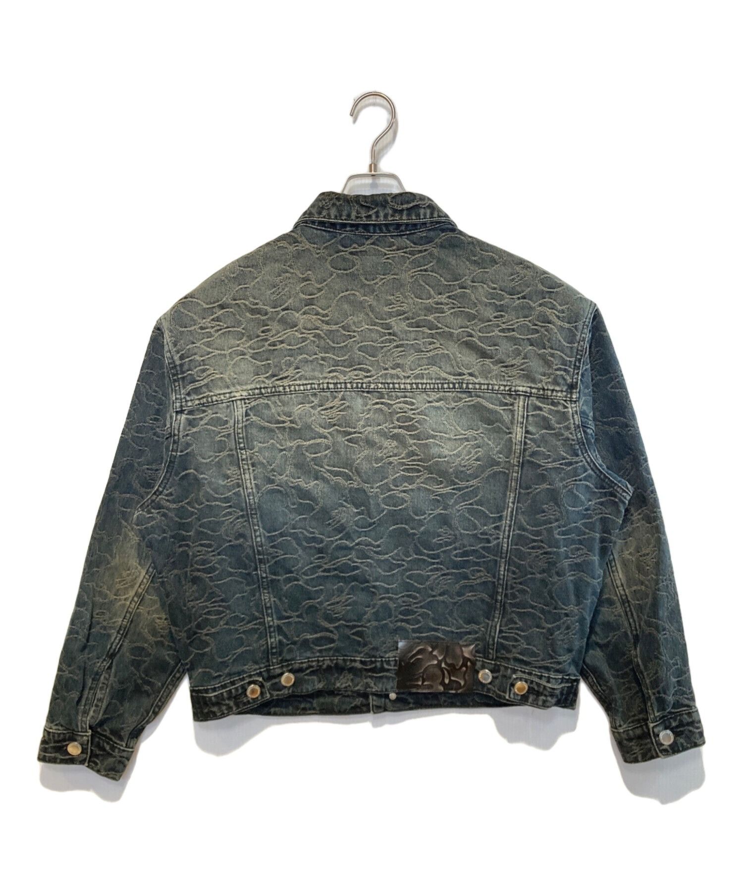 Bape A BATHING APE LINE CAMO JACQUARD 13OZ DENIM JACKET INDIGO S Size US S / EU 44-46 / 1 - 2 Thumbnail