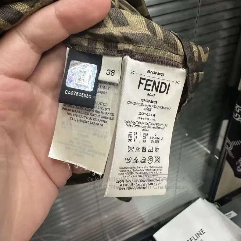 Fendi Fendi Monogram Shirt Size XS / US 0-2 / IT 36-38 - 3 Thumbnail