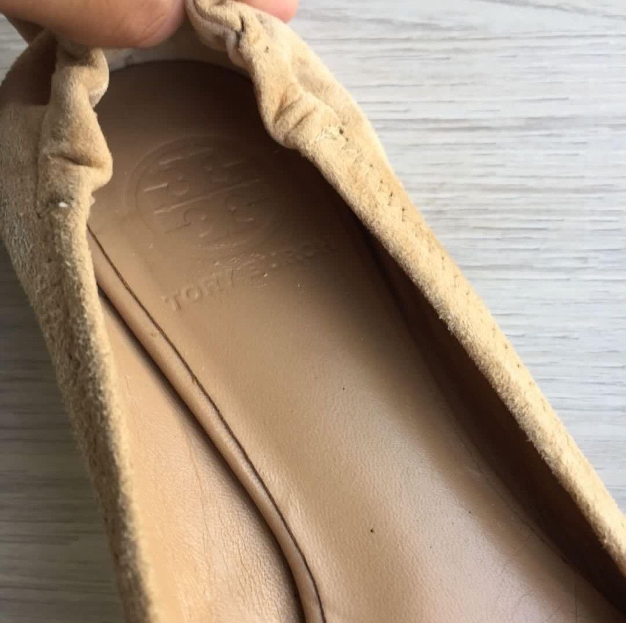 Tory Burch Tory Burch Minnie Travel Tan Brown Suede Ballet Flats Women Size US 5 / IT 35 - 5 Thumbnail