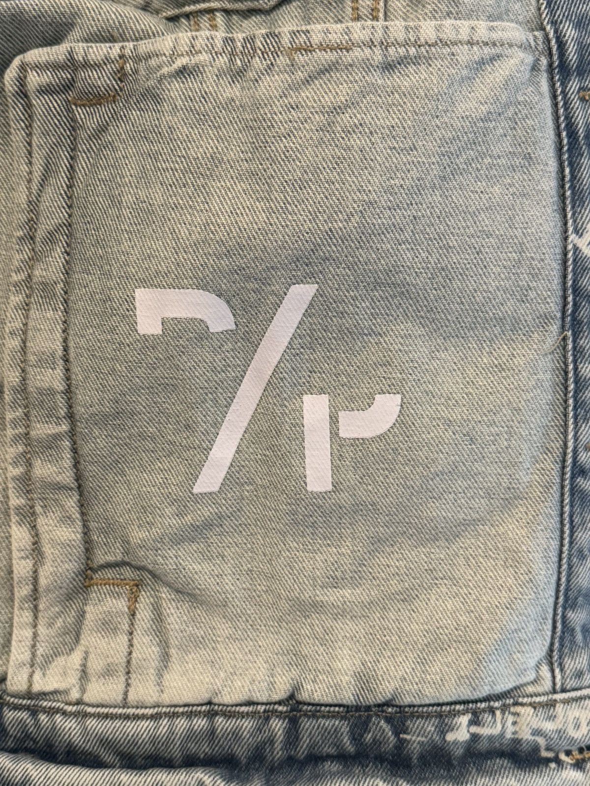 Purple Brand Purple Brand Monogram Oversized Indigo Jacket S Small Size US S / EU 44-46 / 1 - 11 Thumbnail