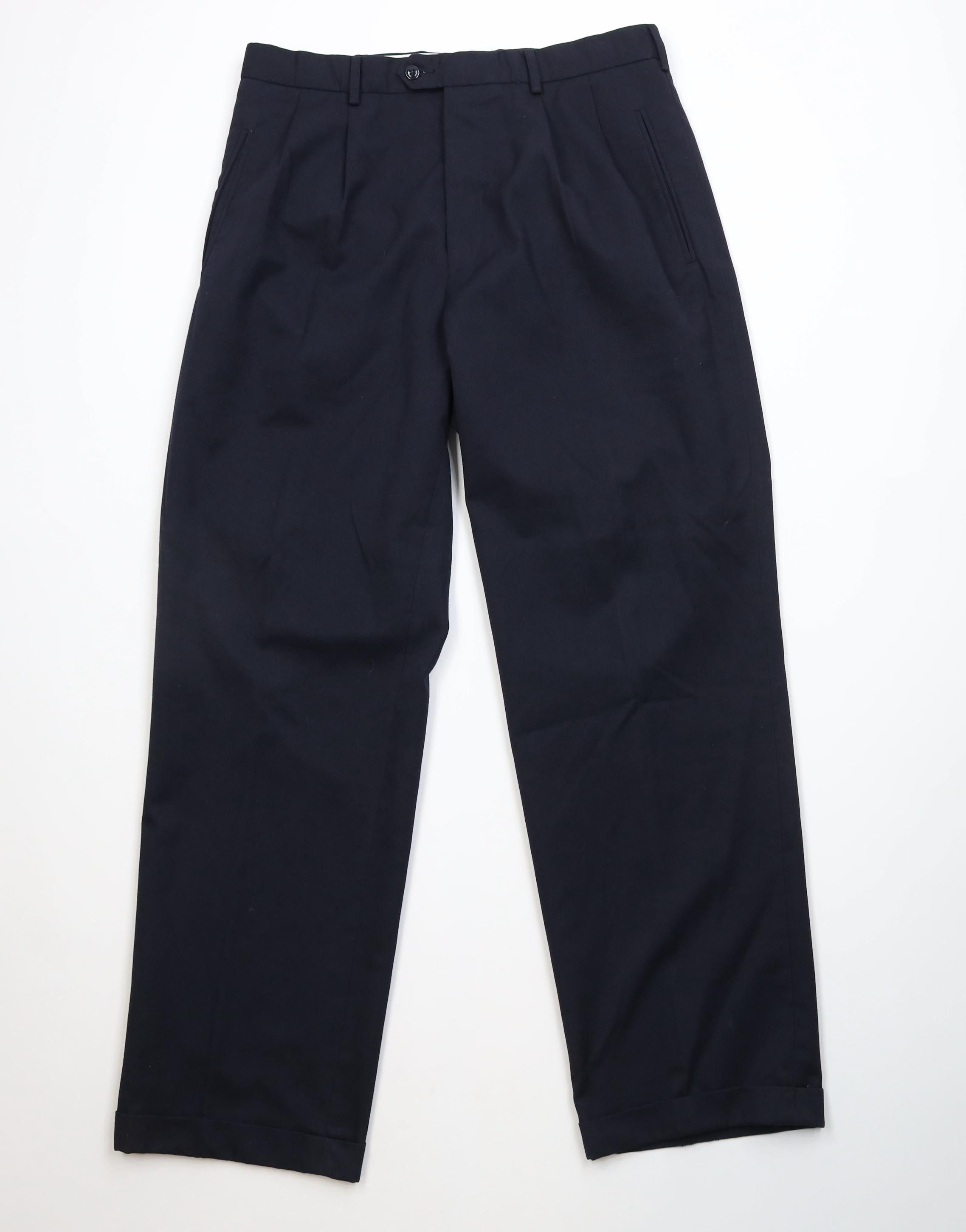 Vintage Vintage 90s Streetwear Gabardine Blend Wide Leg Chino Pants Size US 34 / EU 50 - 1 Thumbnail