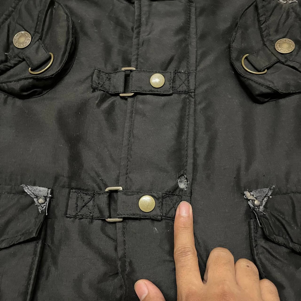 Hysteric Glamour Vintage Janela Raccoon Fur Bondage Cargo Jacket Size US M / EU 48-50 / 2 - 8 Thumbnail