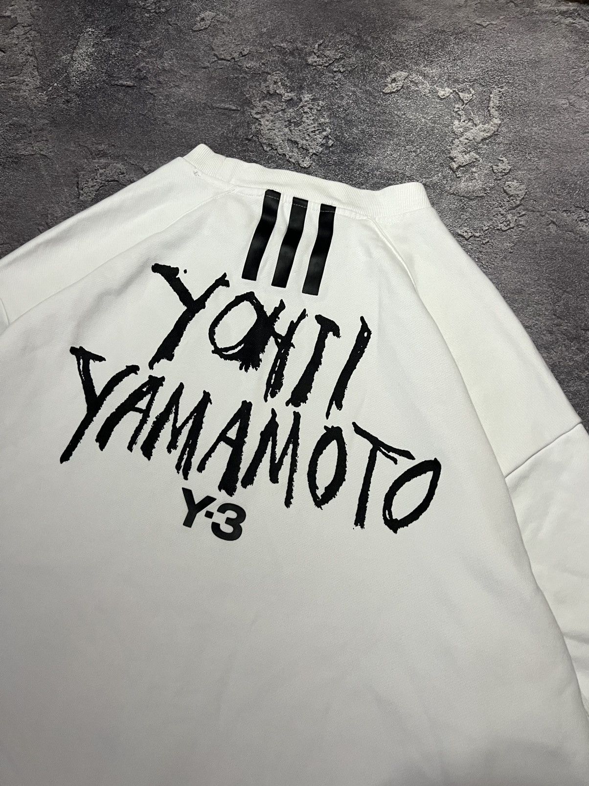 Yohji Yamamoto Y-3 Adidas x Yohji Jamamoto Sweatshirt Streetwear Vintage Size US XL / EU 56 / 4 - 2 Thumbnail