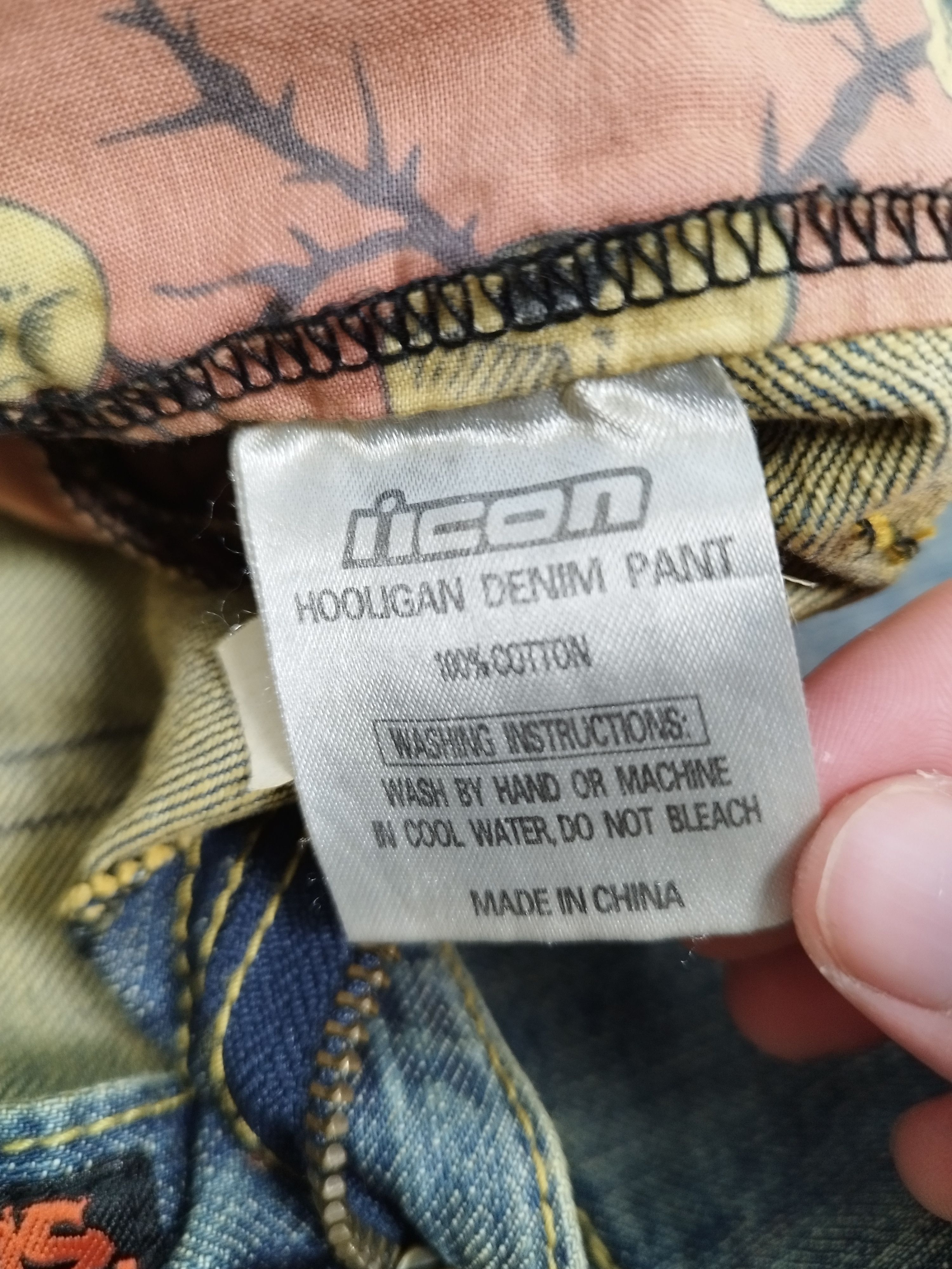 ICON Motorsports Vintage Icon Motosports Heavyweight Riding Jeans Baggy Moto Size US 34 / EU 50 - 18 Thumbnail
