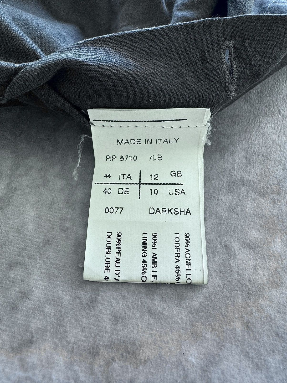 Rick Owens Rick Owens Naska Biker Leather Jacket Size US S / EU 44-46 / 1 - 4 Thumbnail