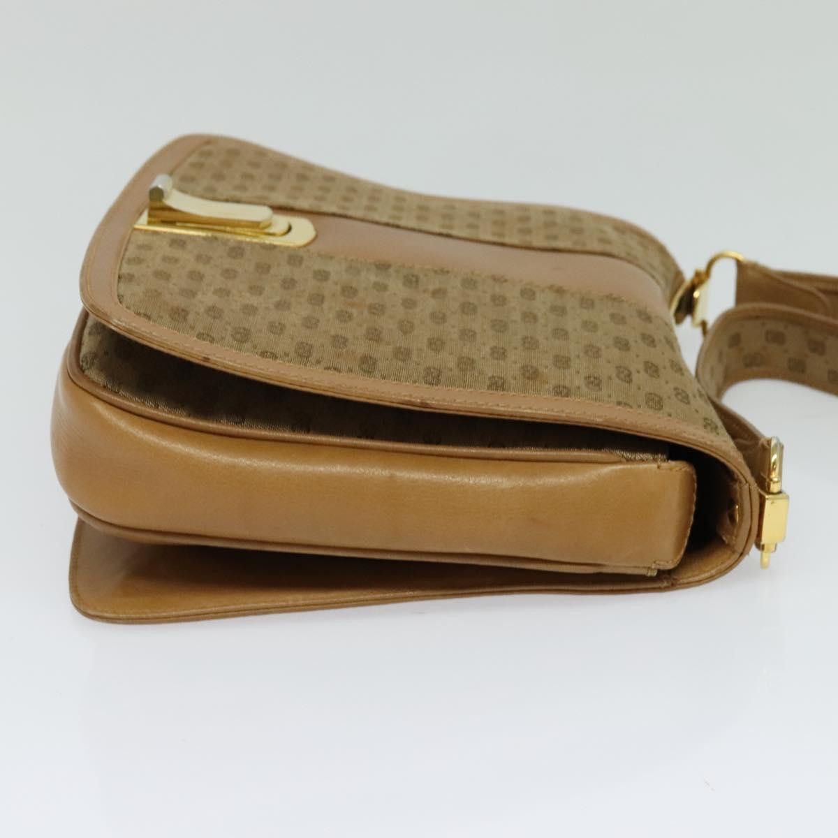 Gucci GUCCI Micro GG Canvas Shoulder Bag Beige Gold Size ONE SIZE - 5 Thumbnail