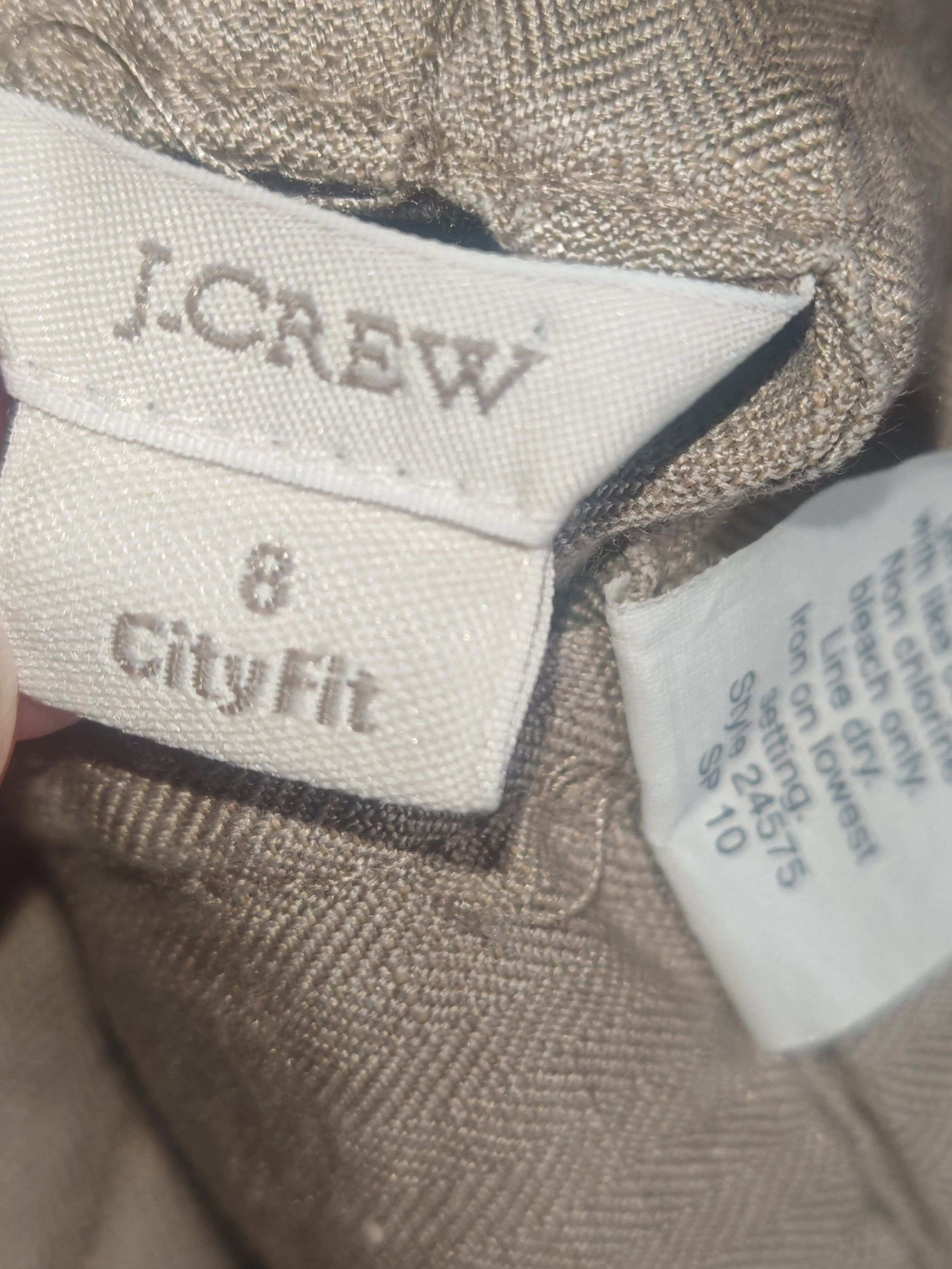J.Crew J. Crew Silk Linen Jogger Pants - Size 8 Cropped Joggers Size 30" / US 8 / IT 44 - 8 Thumbnail