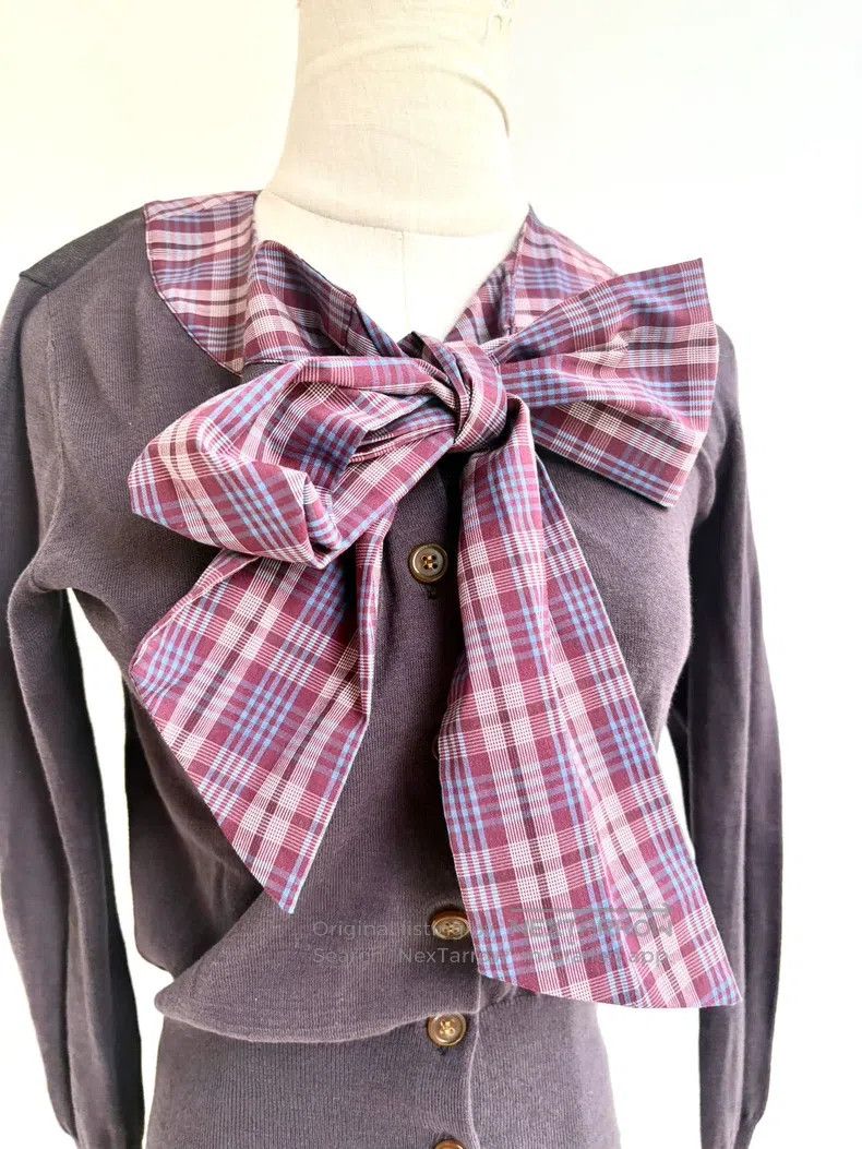Vivienne Westwood Vivienne Westwood Purple Taro Bow Knit Sweater Size M / US 6-8 / IT 42-44 - 2 Thumbnail