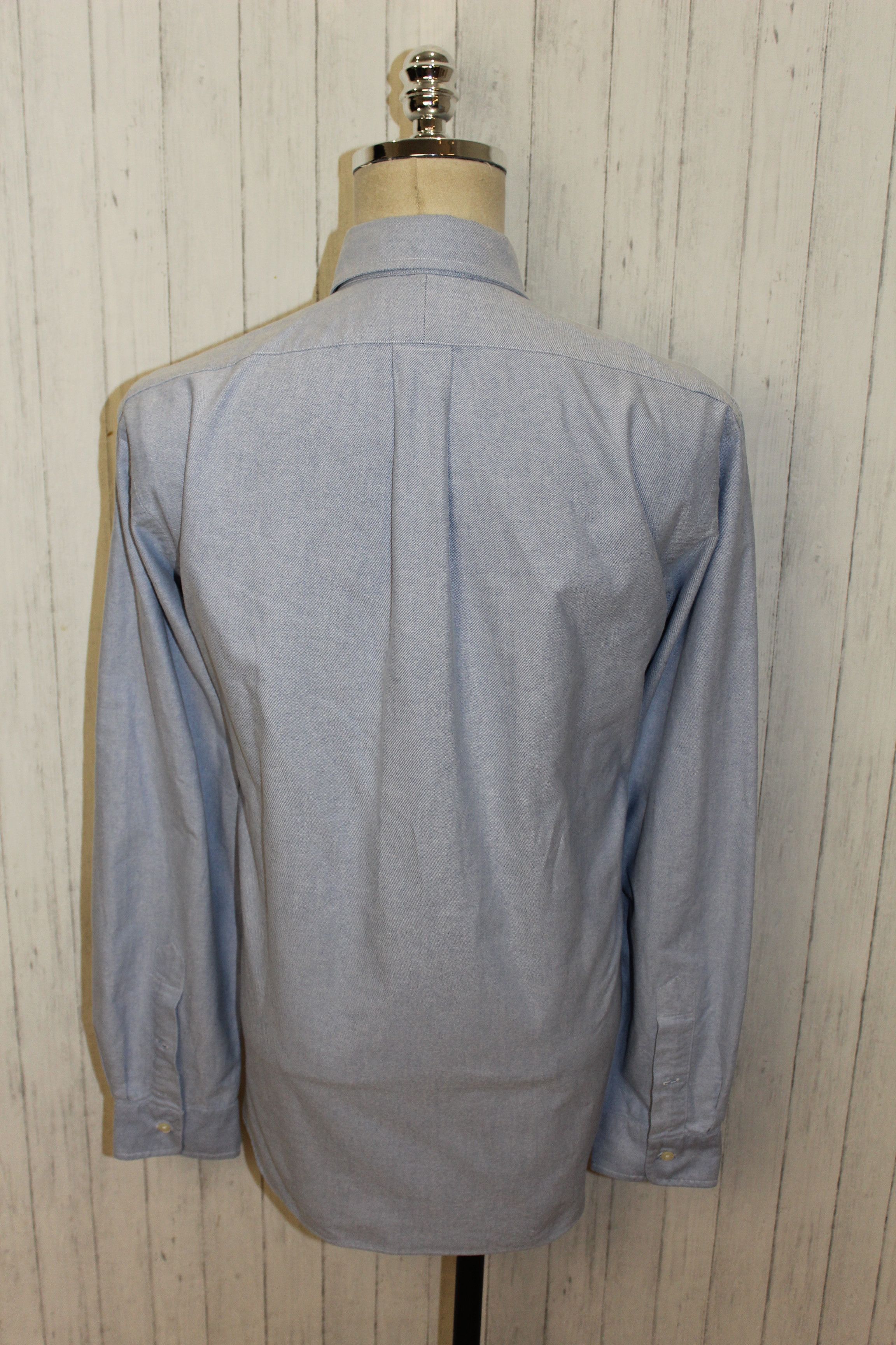 Polo Ralph Lauren Polo Ralph Lauren Long Sleeve Blue Shirt Size 17/36 Size US L / EU 52-54 / 3 - 6 Thumbnail