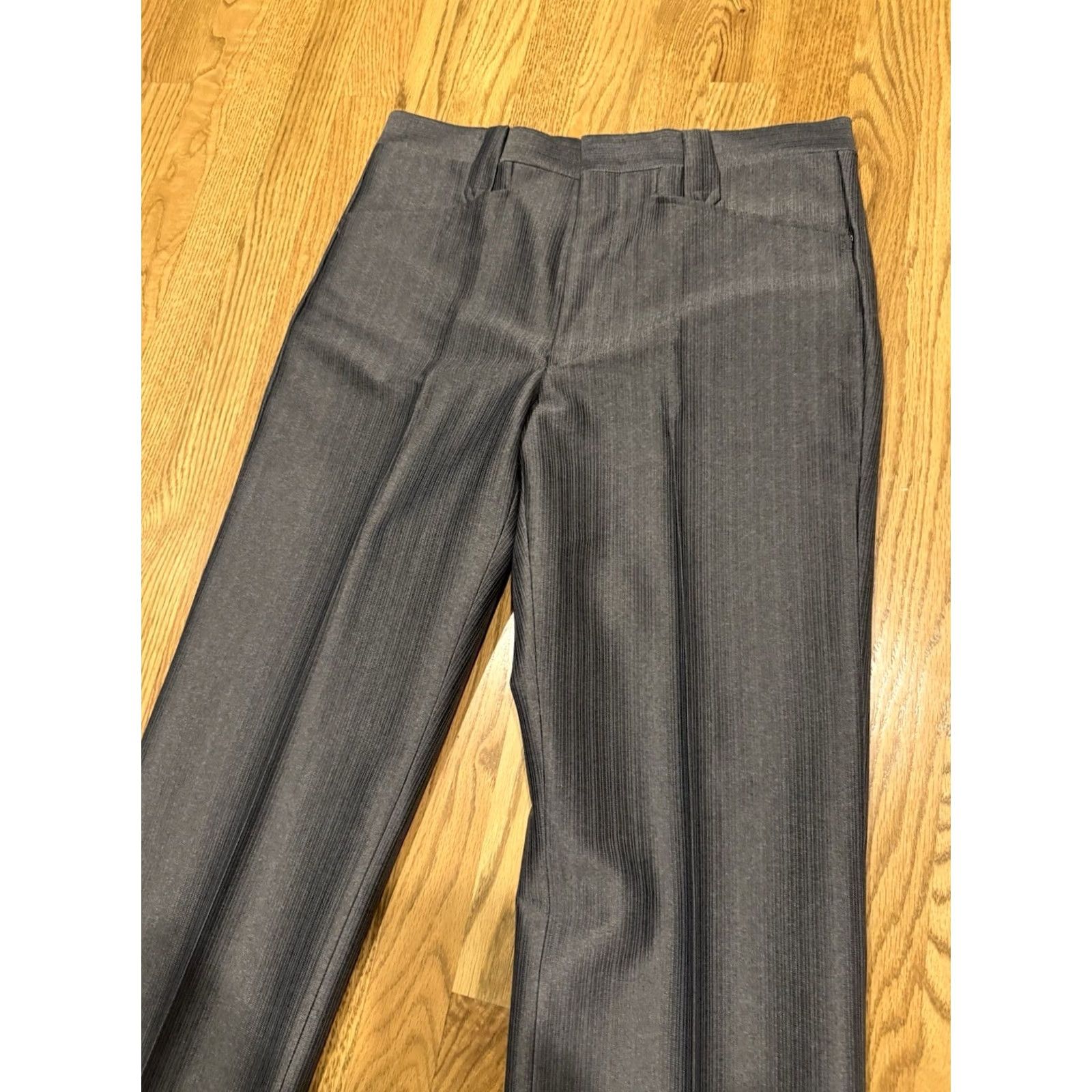 Vintage VINTAGE Circle S Pants Men Regular 32x37 Gray Polyester Straight Front Button Zipper Mock-Plain 80s 90s USA Suppor t Size US 32 / EU 48 - 4 Thumbnail