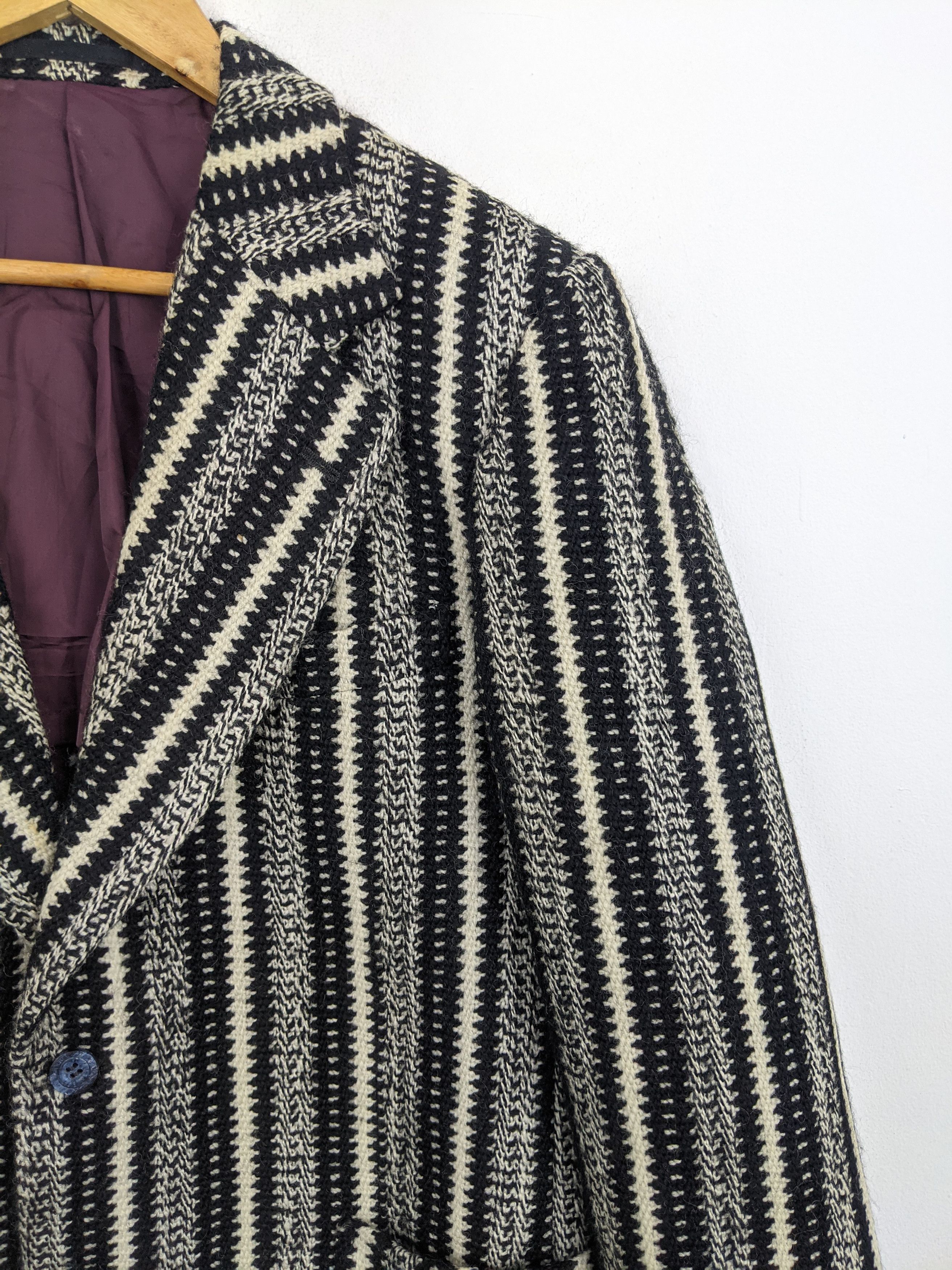 Japanese Brand Vintage Japanese Brand Native Striped Jacket MJ0126Z Size US M / EU 48-50 / 2 - 8 Thumbnail