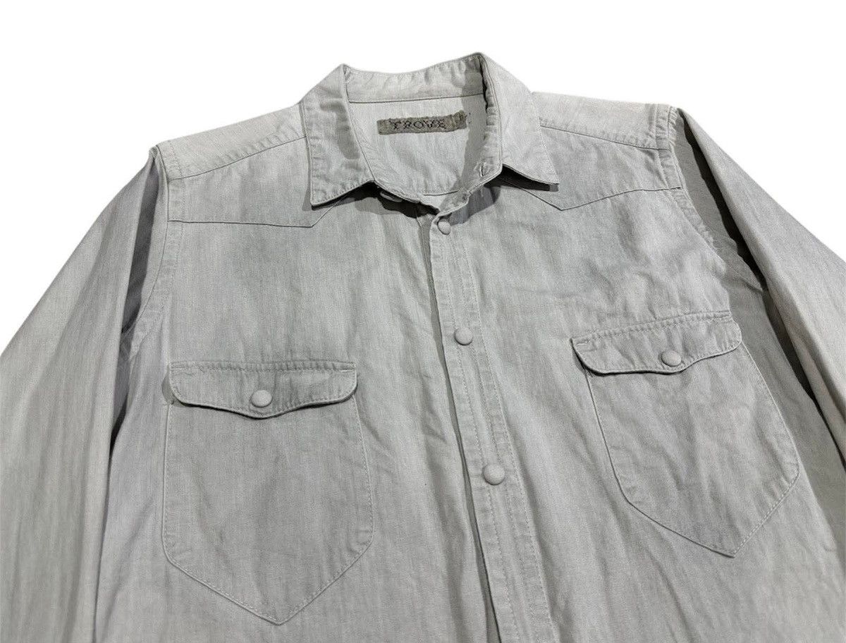 Designer × Japanese Brand × TROVE 🔥Y2K Archived Vintage Trove Double Pocket Western Shirt Size US L / EU 52-54 / 3 - 2 Thumbnail