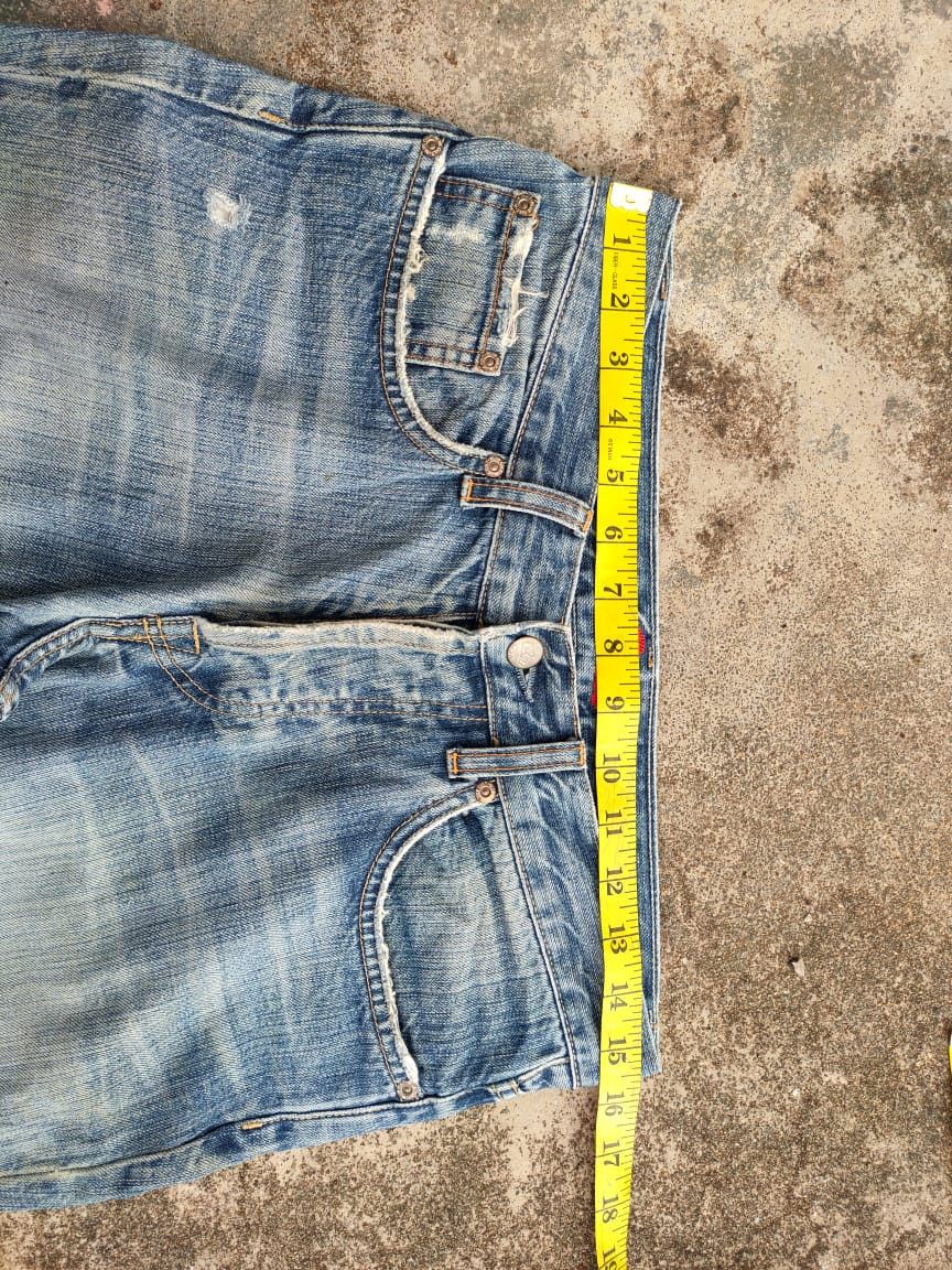 Japanese Brand W31 vtg blue cult flare button fly denim jeans pants Size US 31 - 8 Thumbnail