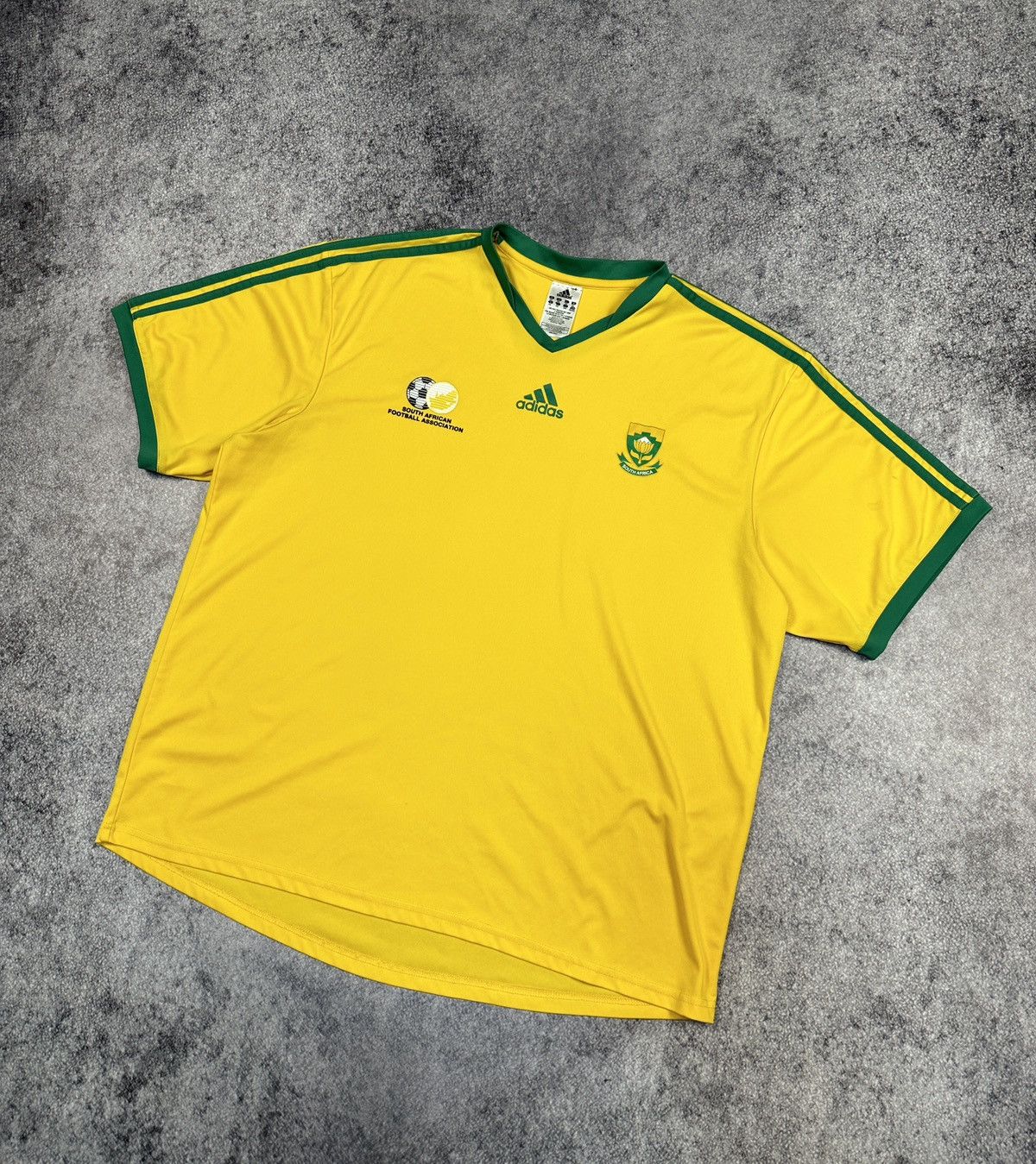 Adidas Adidas South Africa Soccer Jersey Rare Casual Streetwear XXL Size US XXL / EU 58 / 5 - 1 Thumbnail