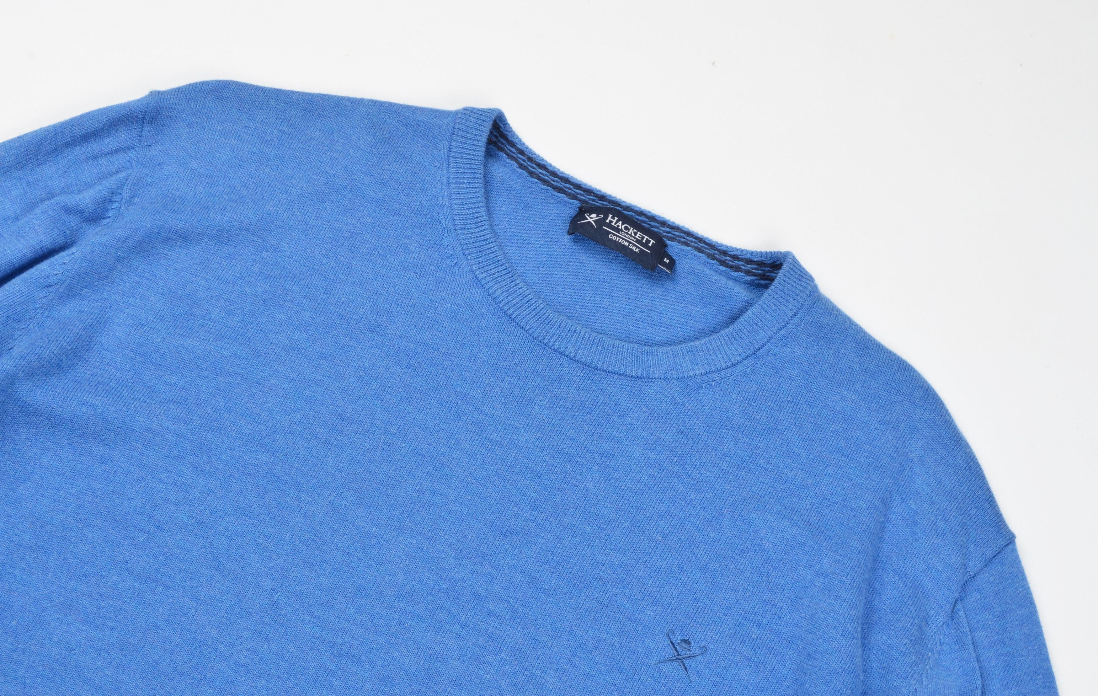 Hackett Hackett Cotton Silk Blend Long Sleeve Crew Neck Jumper Size US M / EU 48-50 / 2 - 2 Thumbnail