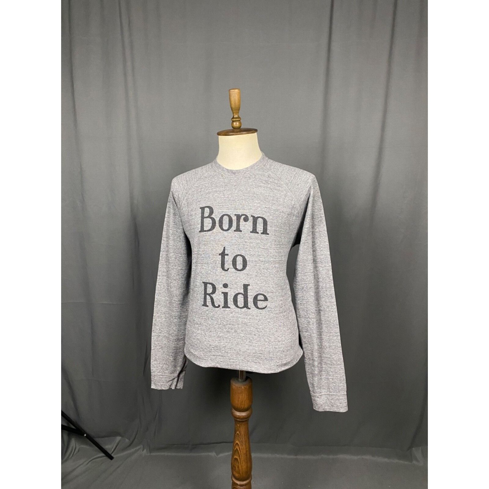Dsquared2 Dsquared2 Born to Ride Men's Gray Crewneck Sweatershit Sweat Size US XL / EU 56 / 4 - 4 Thumbnail