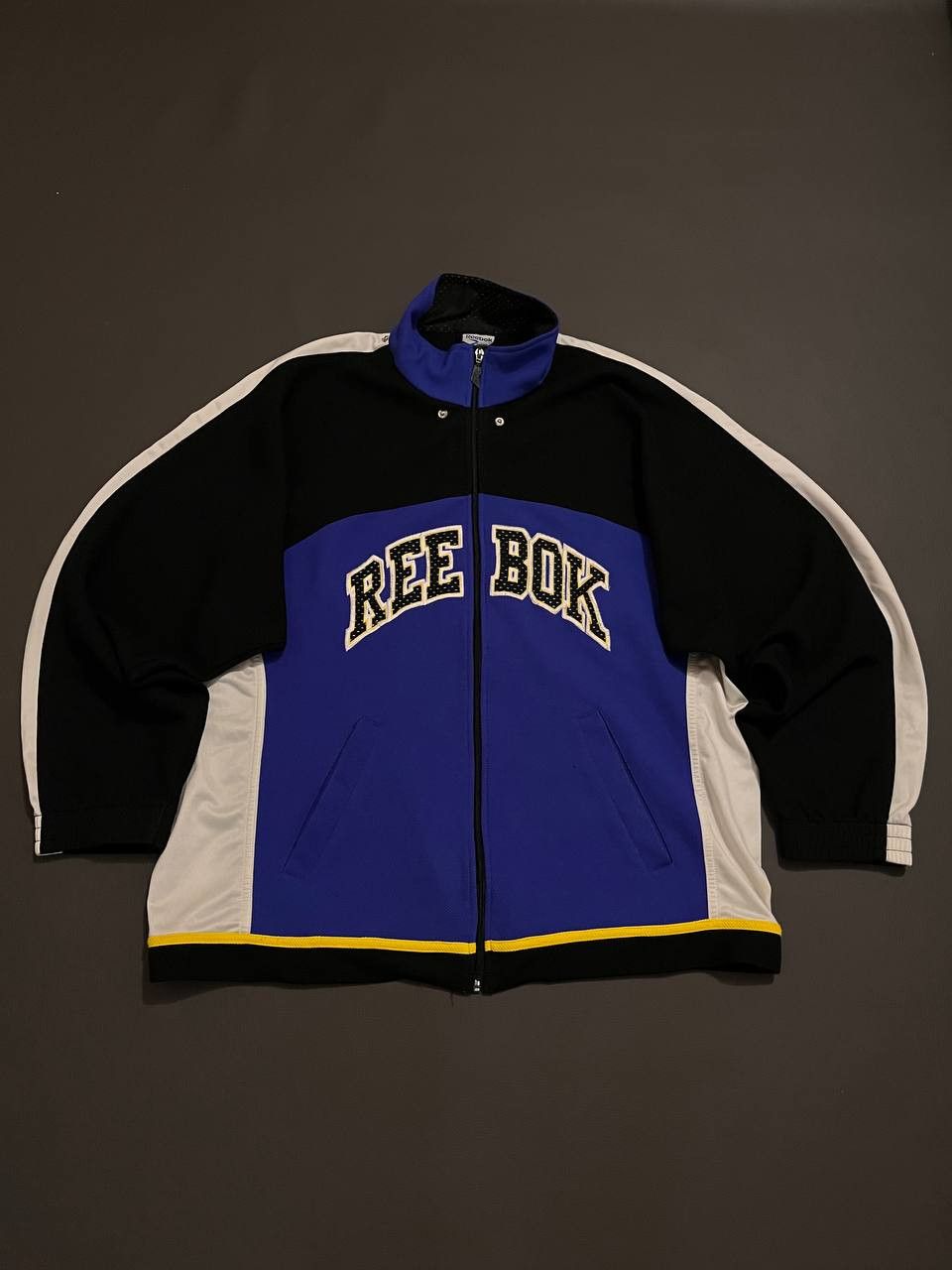 Reebok × Vintage Vintage Reebok Track Top Sports Jacket Training 90s Size US L / EU 52-54 / 3 - 1 Thumbnail