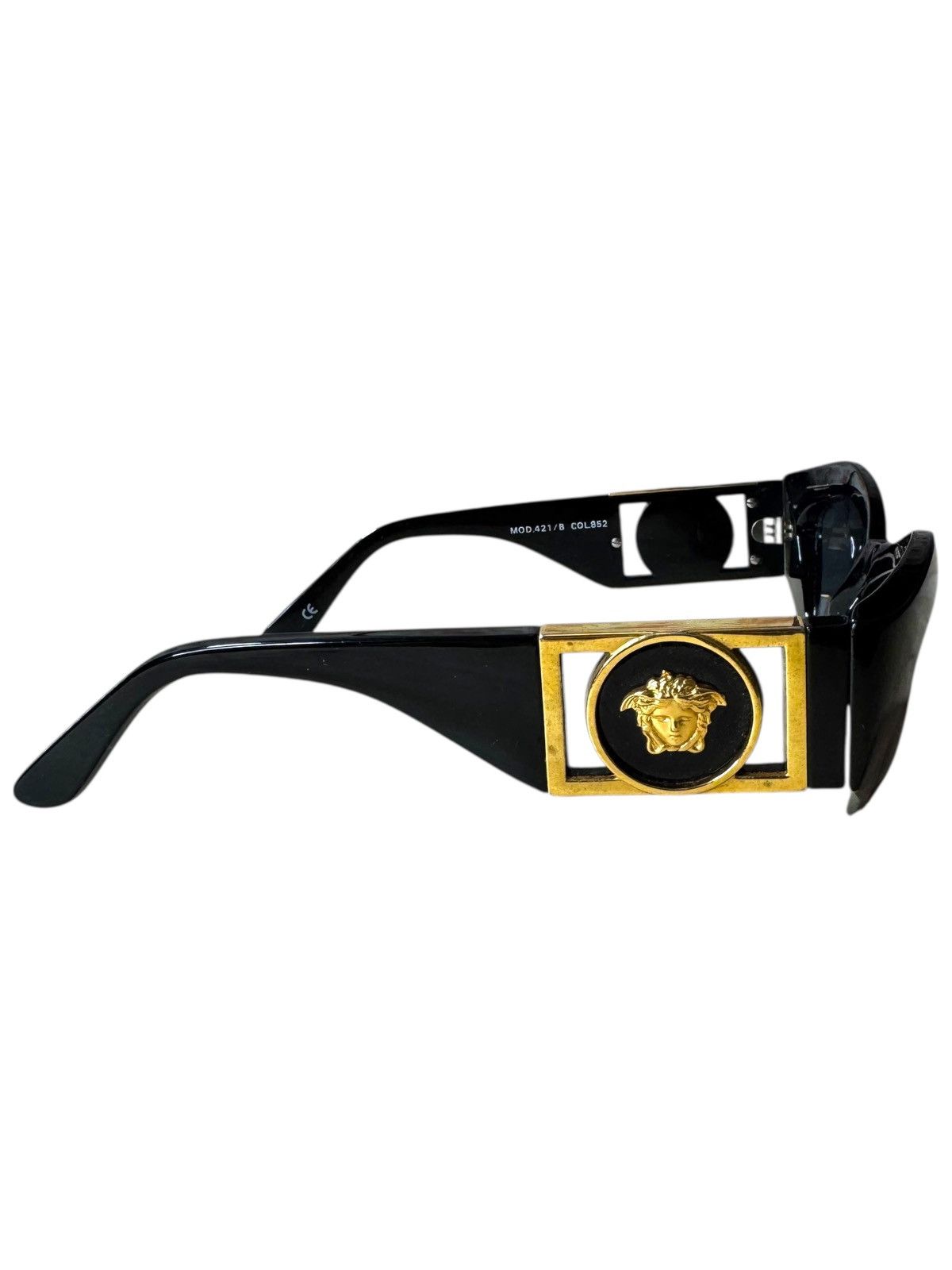Gianni Versace 421/B Black Medusa Sunglasses