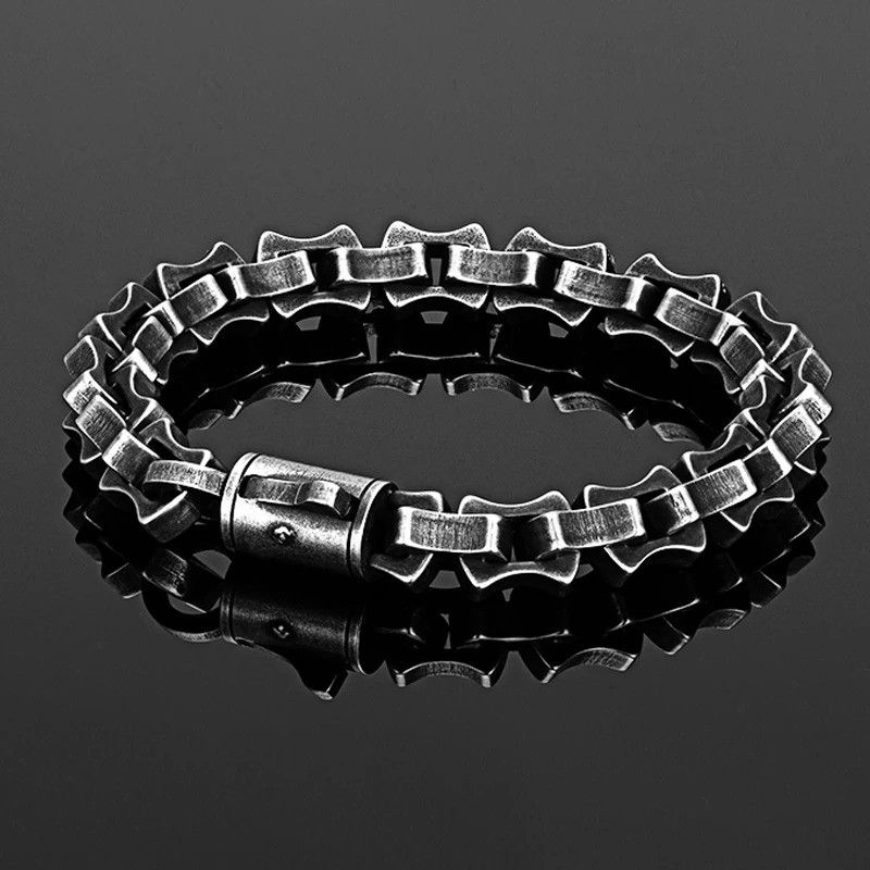 Other Punk Retro Link Chain Bracelet Bangles Gift For Him Size ONE SIZE - 7 Thumbnail
