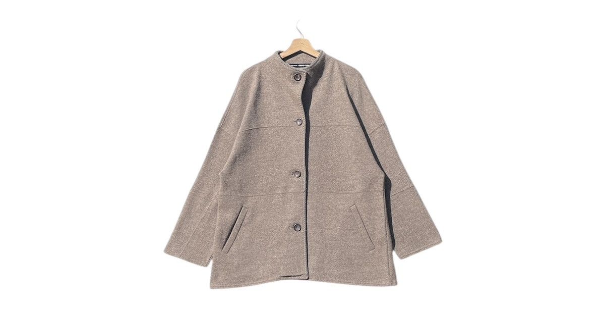 Japanese Brand RARE🔥 Keiko Kishi Wool Blend Jacket With Button Closure Size L / US 10 / IT 46 - 1 Thumbnail