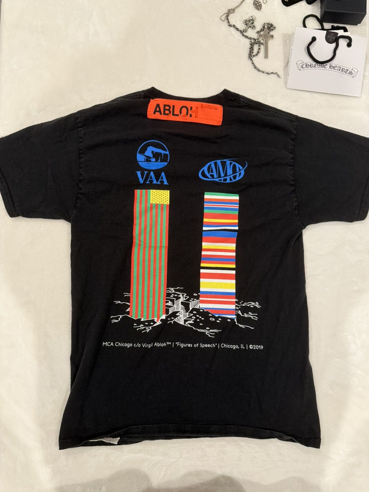 Champion × Off-White OFF WHITE Figures Of Speech T Shirt Size US M / EU 48-50 / 2 - 4 Thumbnail