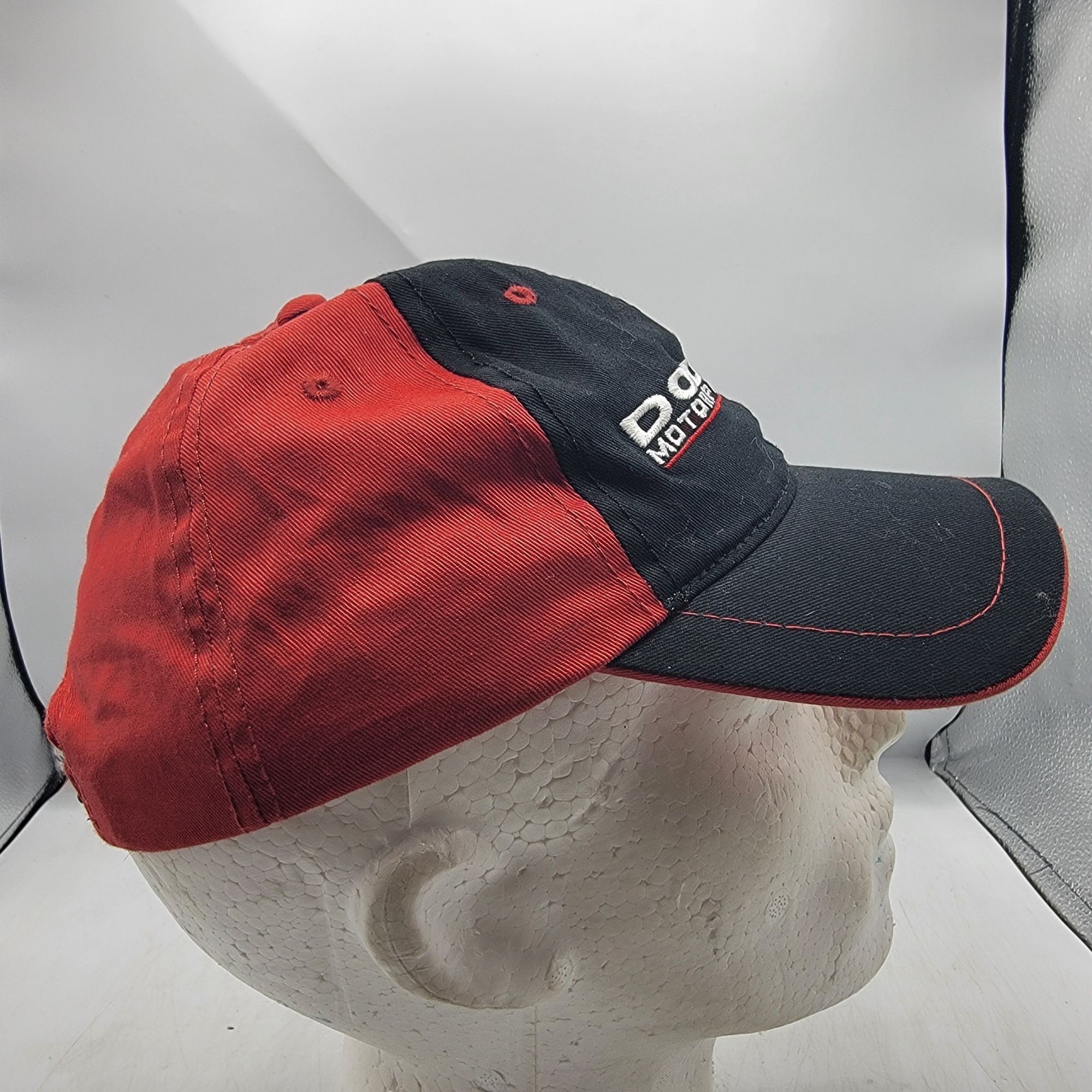 Other Dodge Motorsports Adults Black Red Baseball Cap Adjustable S Size ONE SIZE - 4 Thumbnail