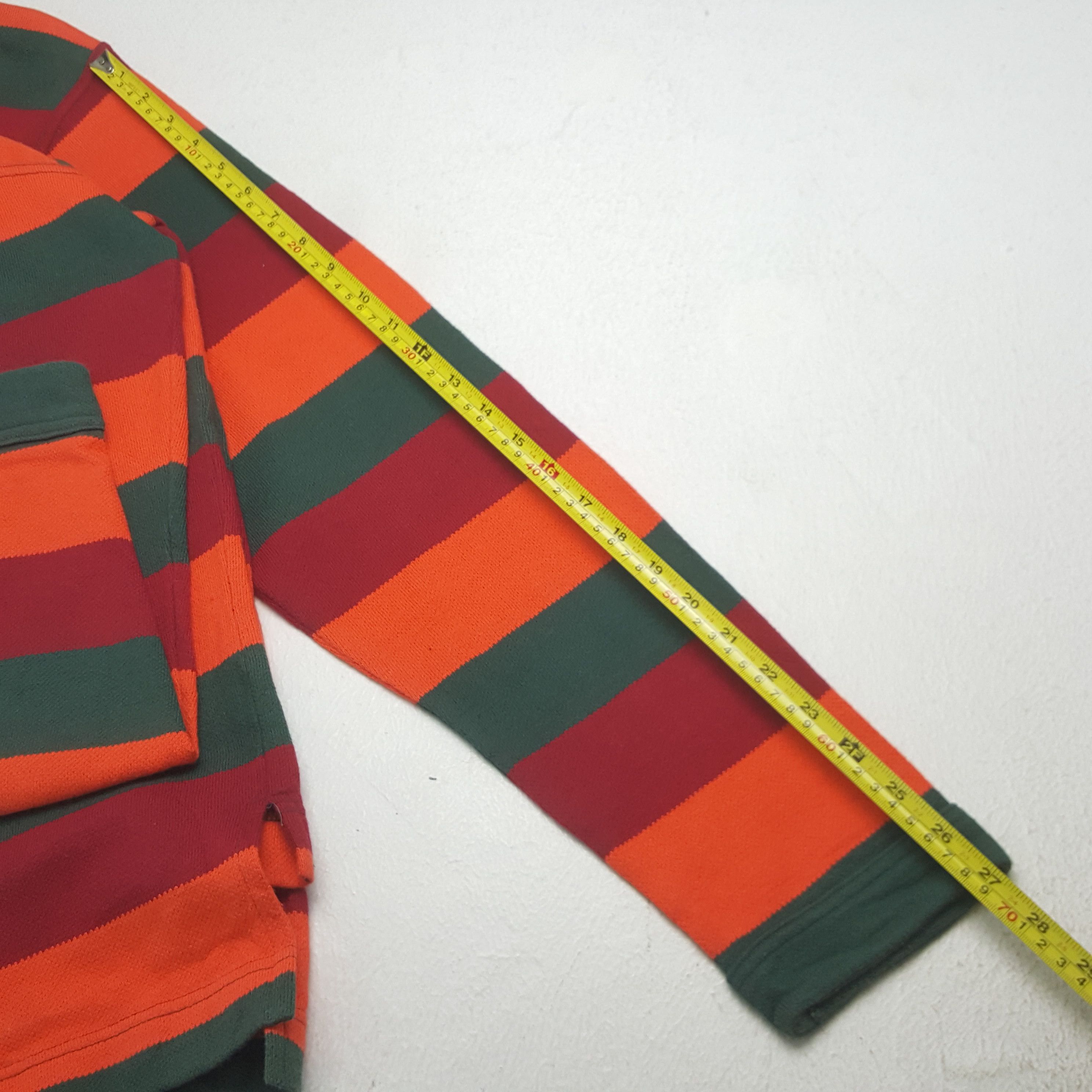 Nigel Cabourn Vintage Nigel Cabourn Designer Brand Stripes Polos RR1 Size US M / EU 48-50 / 2 - 6 Thumbnail