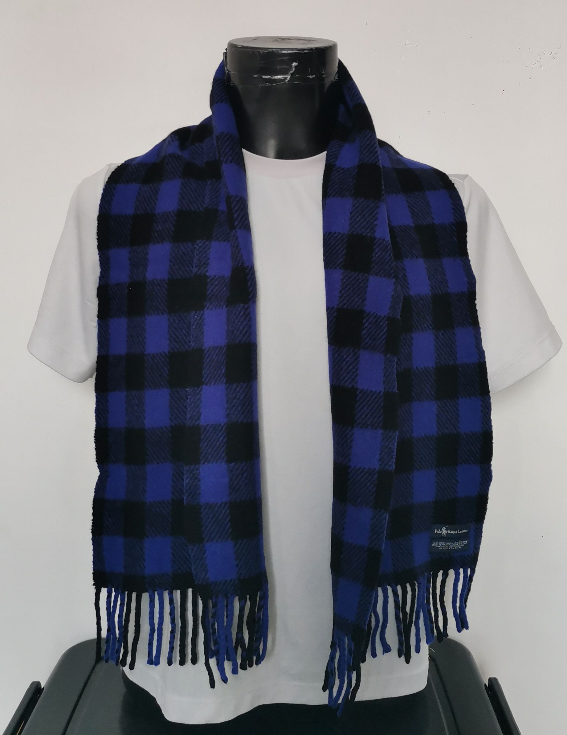 Polo Ralph Lauren Vintage Polo Ralph Lauren Skinny Scarf – Classic Navy Size ONE SIZE - 1 Thumbnail