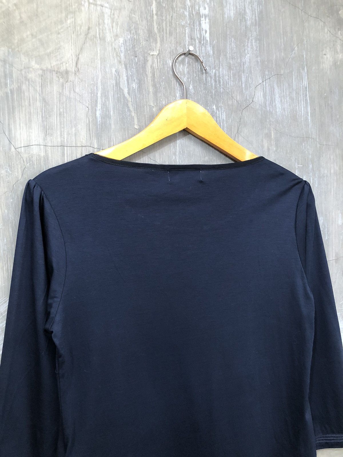 Courreges × Designer × Vintage Courreges Blouse Navy Size XS / US 0-2 / IT 36-38 - 8 Thumbnail
