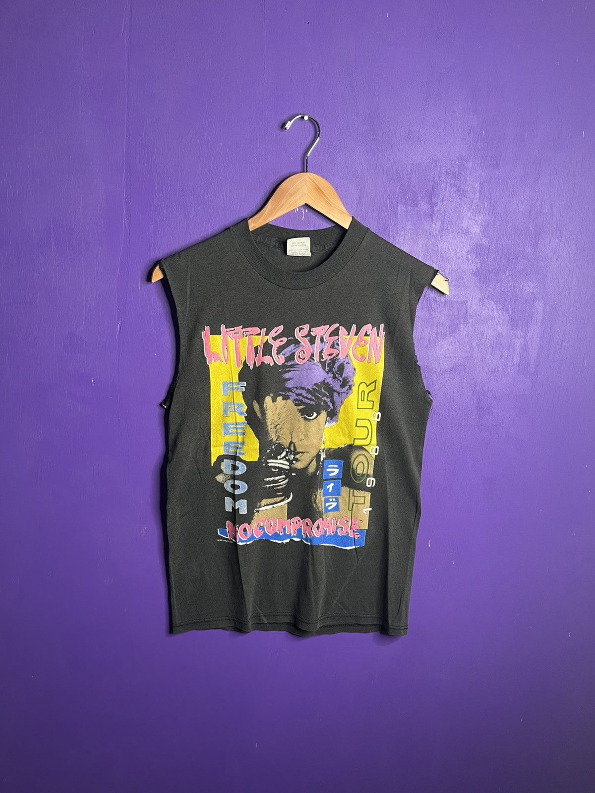 Vintage 1988 Little Steven freedom no compromise tank top