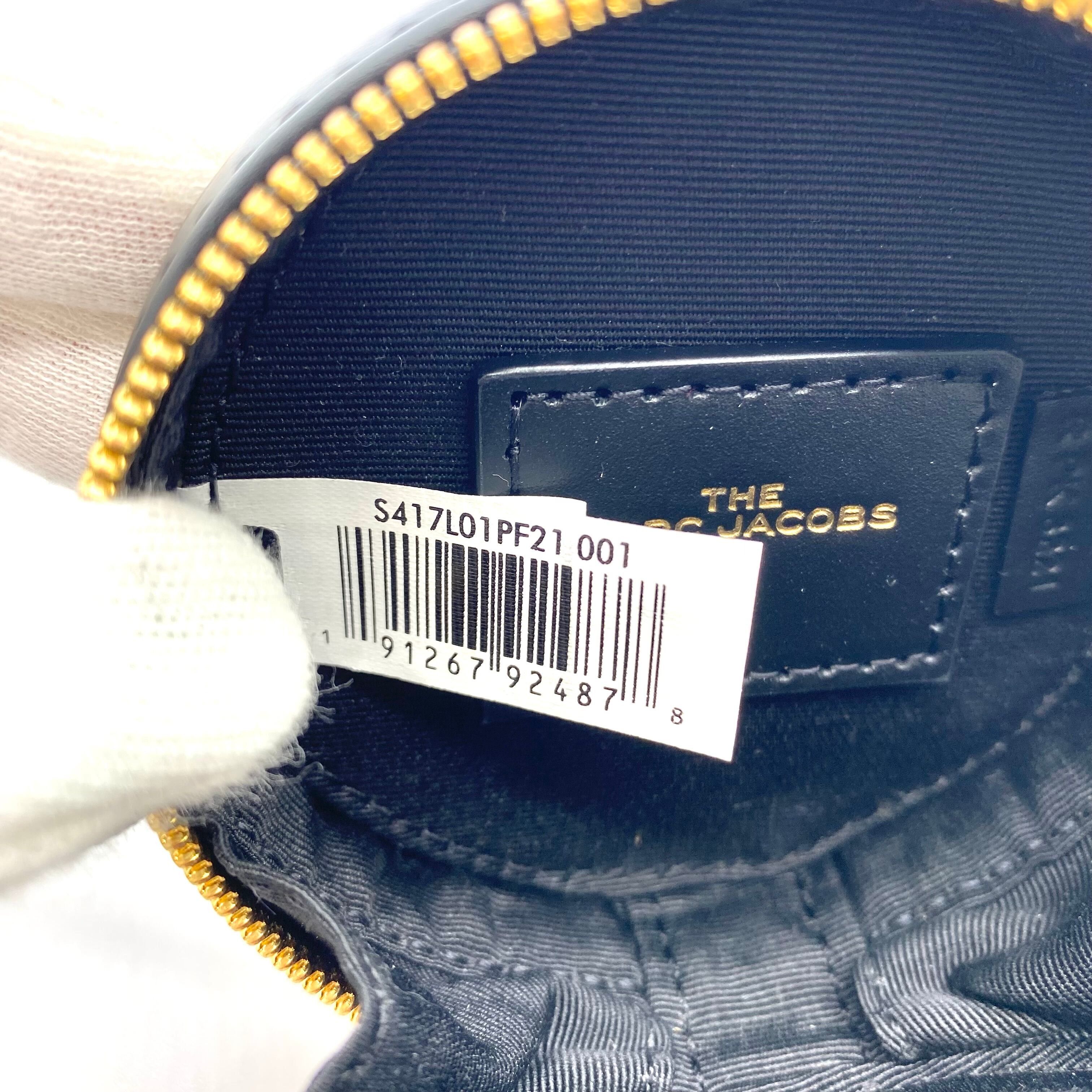 Marc Jacobs MARC JACOBS Leather Coin Case Black/Gold Size ONE SIZE - 6 Thumbnail