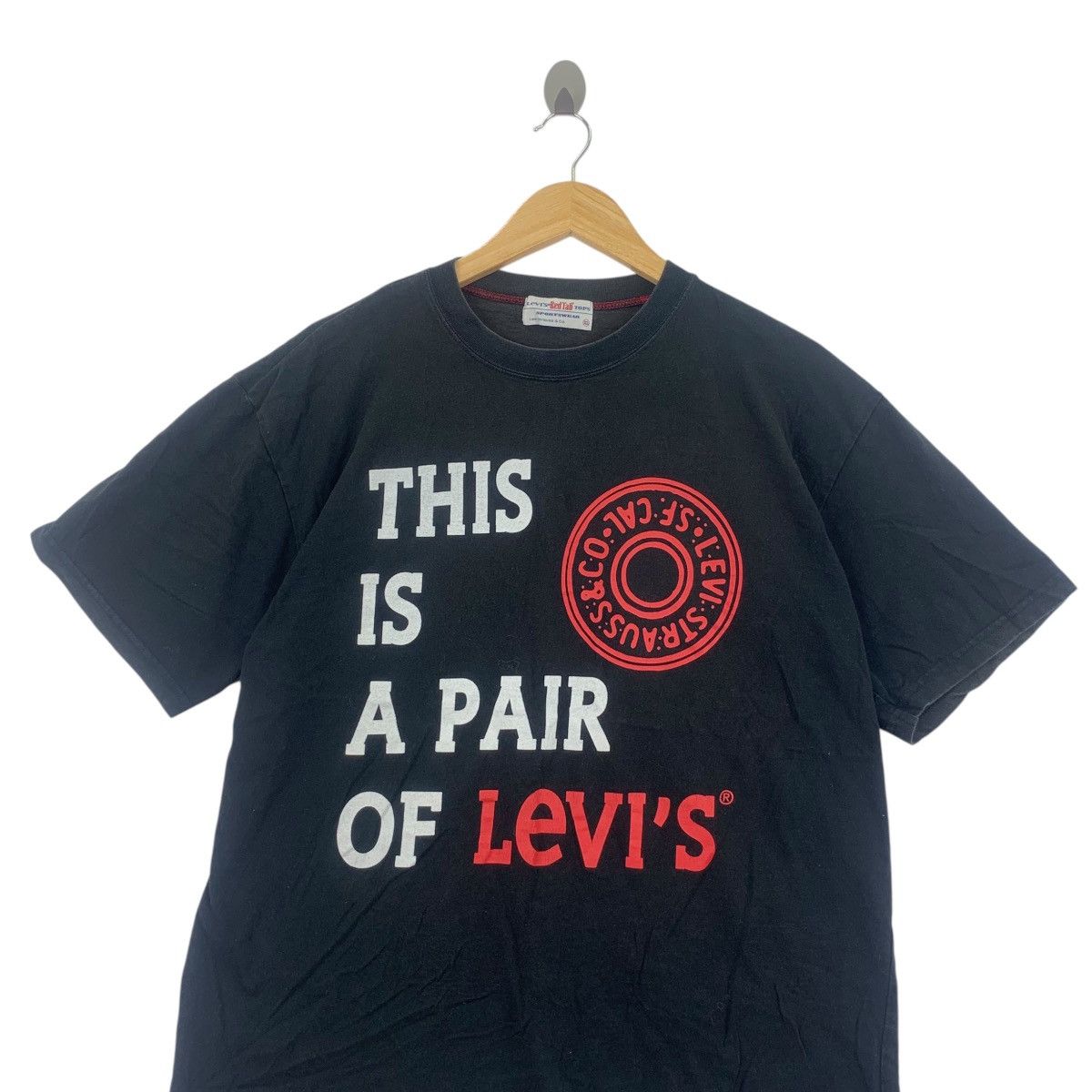 Levi's Vintage LEVIS’S STRAUSS RED TAB Collection Tee Shirt Top Size US XL / EU 56 / 4 - 2 Thumbnail