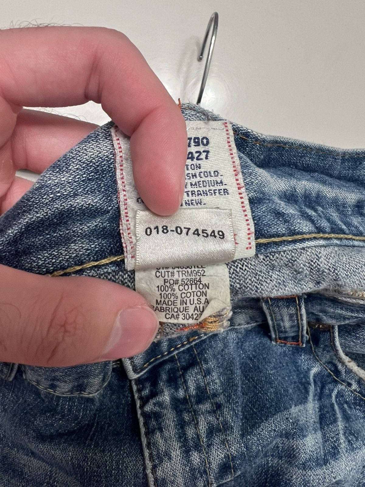 True Religion True Religion Embroidered Back Pocket Jeans Size US 38 / EU 54 - 12 Thumbnail