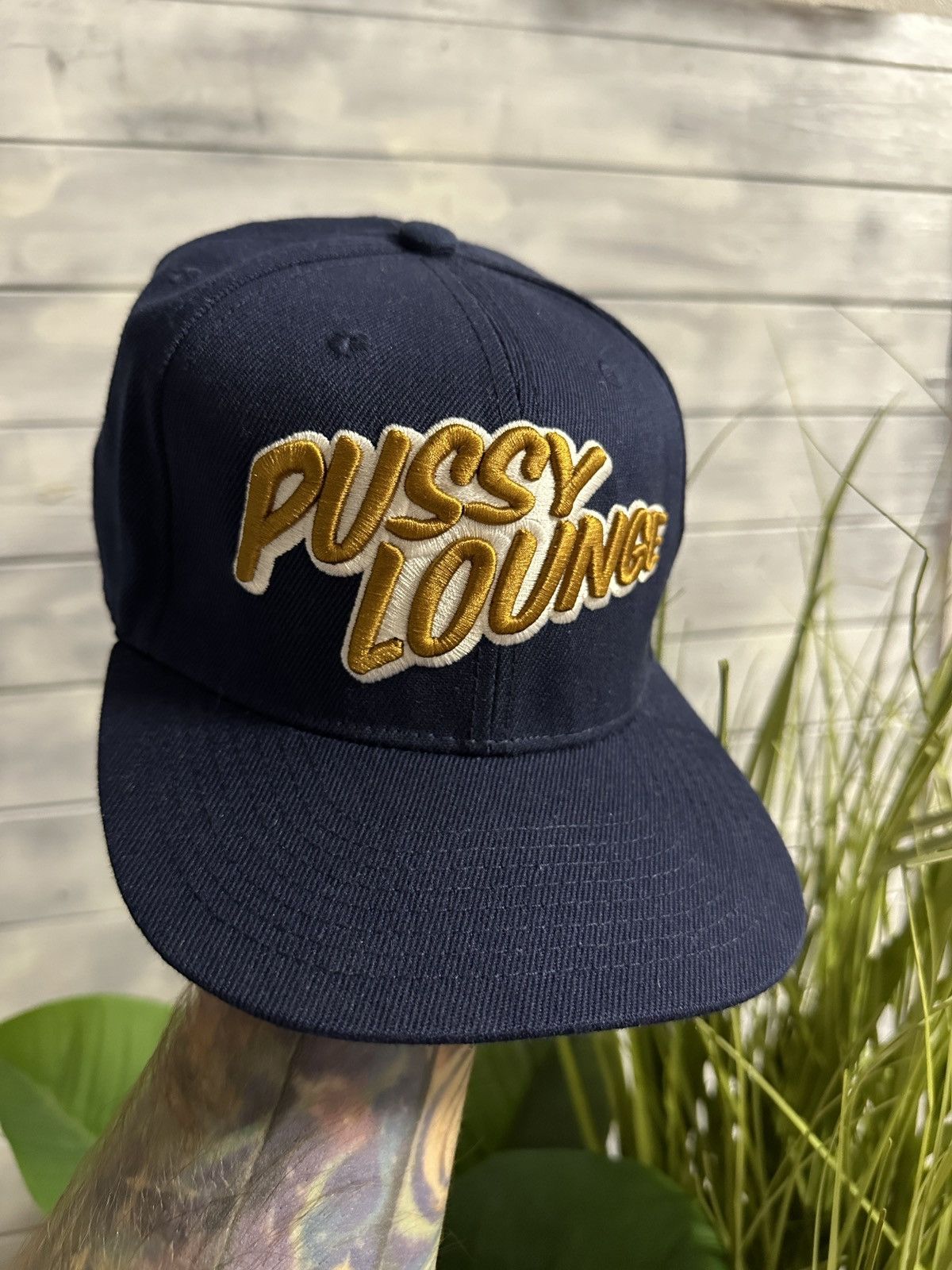 Humor × Streetwear × Vintage Rare Cap Pussy Lounge Hat Humor Sex  