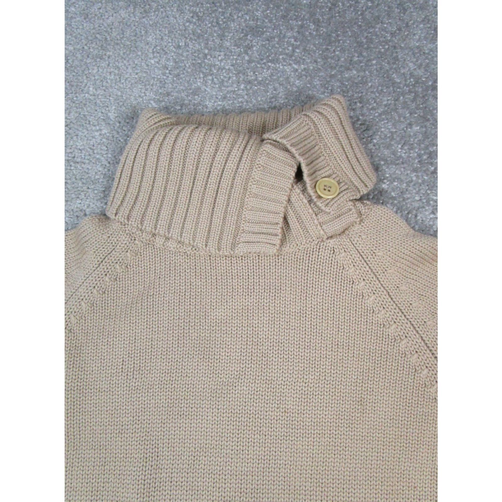 Theory Theory Sweater Womens Medium Brown Wool Knit Turtleneck | Pullover Knit Wool Sweater | Theory Womens M Brown Knit Turtleneck Sweater Size M / US 6-8 / IT 42-44 - 2 Thumbnail