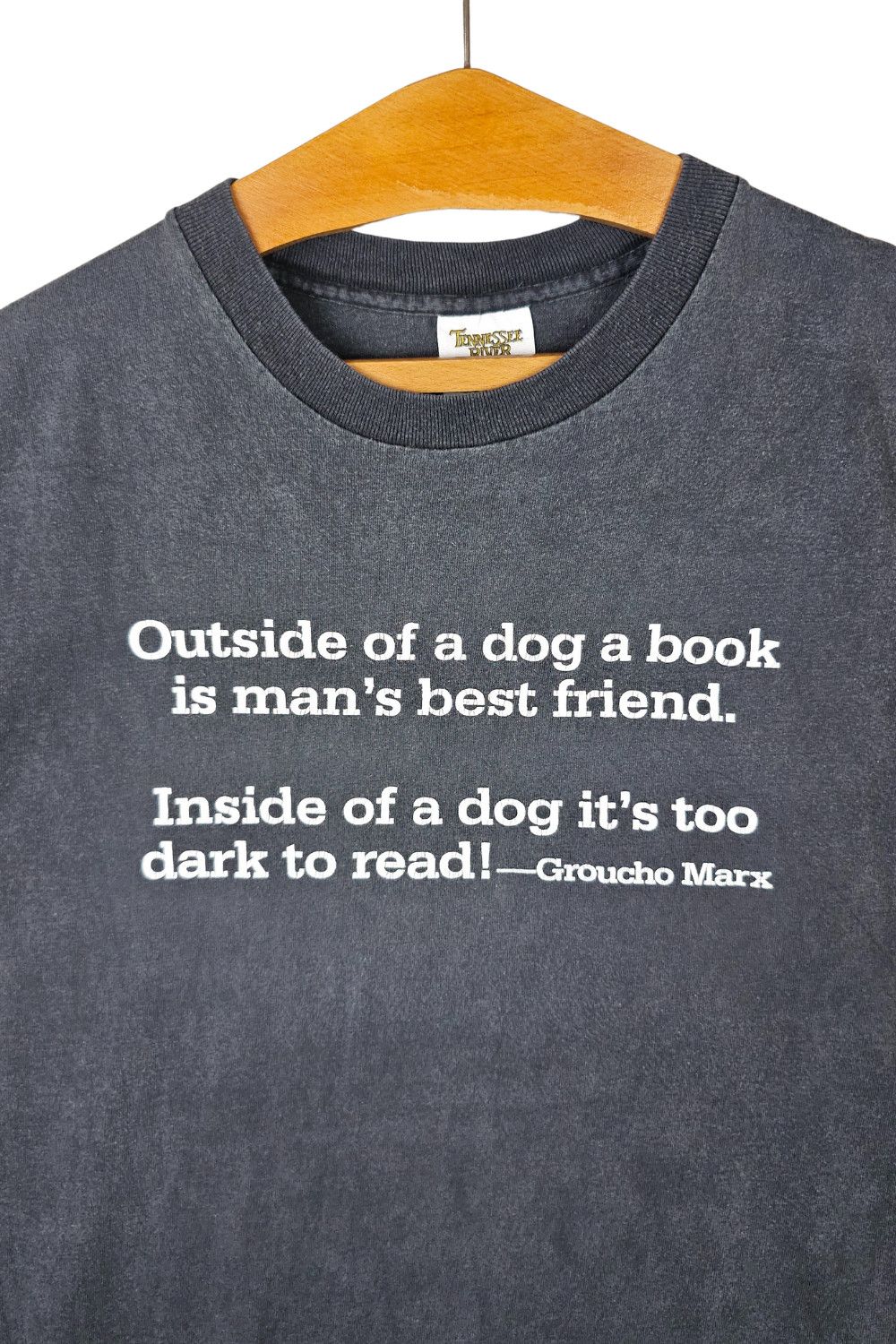 Vintage Tennessee River GOLD - Groucho Marx “Outside of a Dog” Tee Size US M / EU 48-50 / 2 - 3 Thumbnail