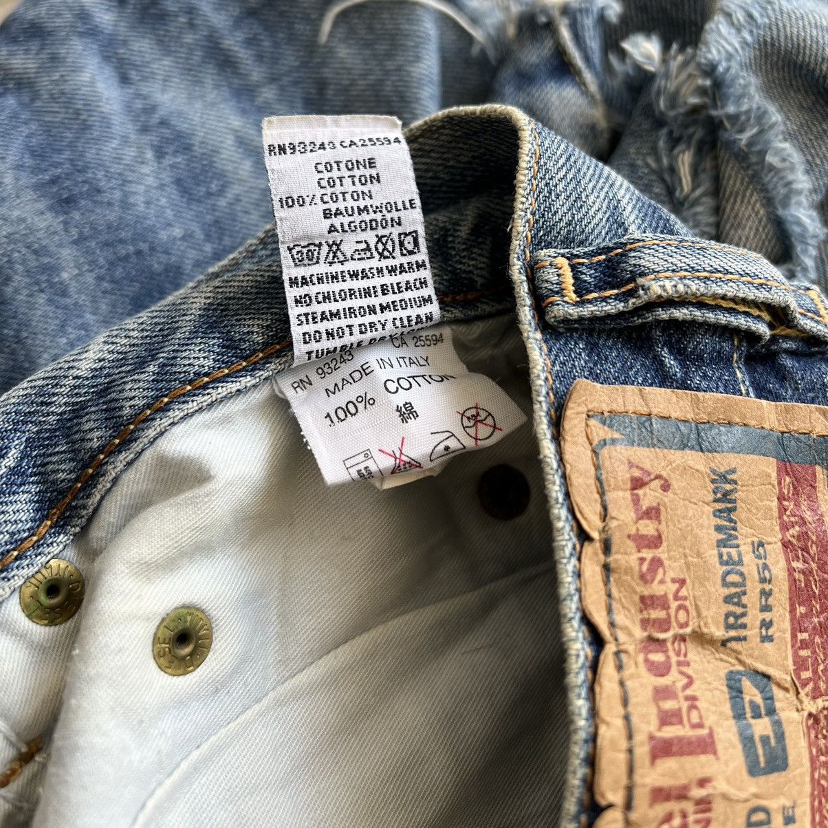 Diesel DIESEL DENIM SHORT MADE IN ITALY🇮🇹 Size 29" - 10 Thumbnail