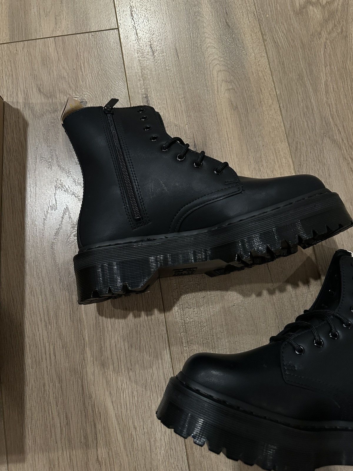 Dr. Martens VEGAN JADON II BOOT MONO PLATFORMS LEATHER COMBAT BOOTS Size US 9 / IT 39 - 13 Thumbnail